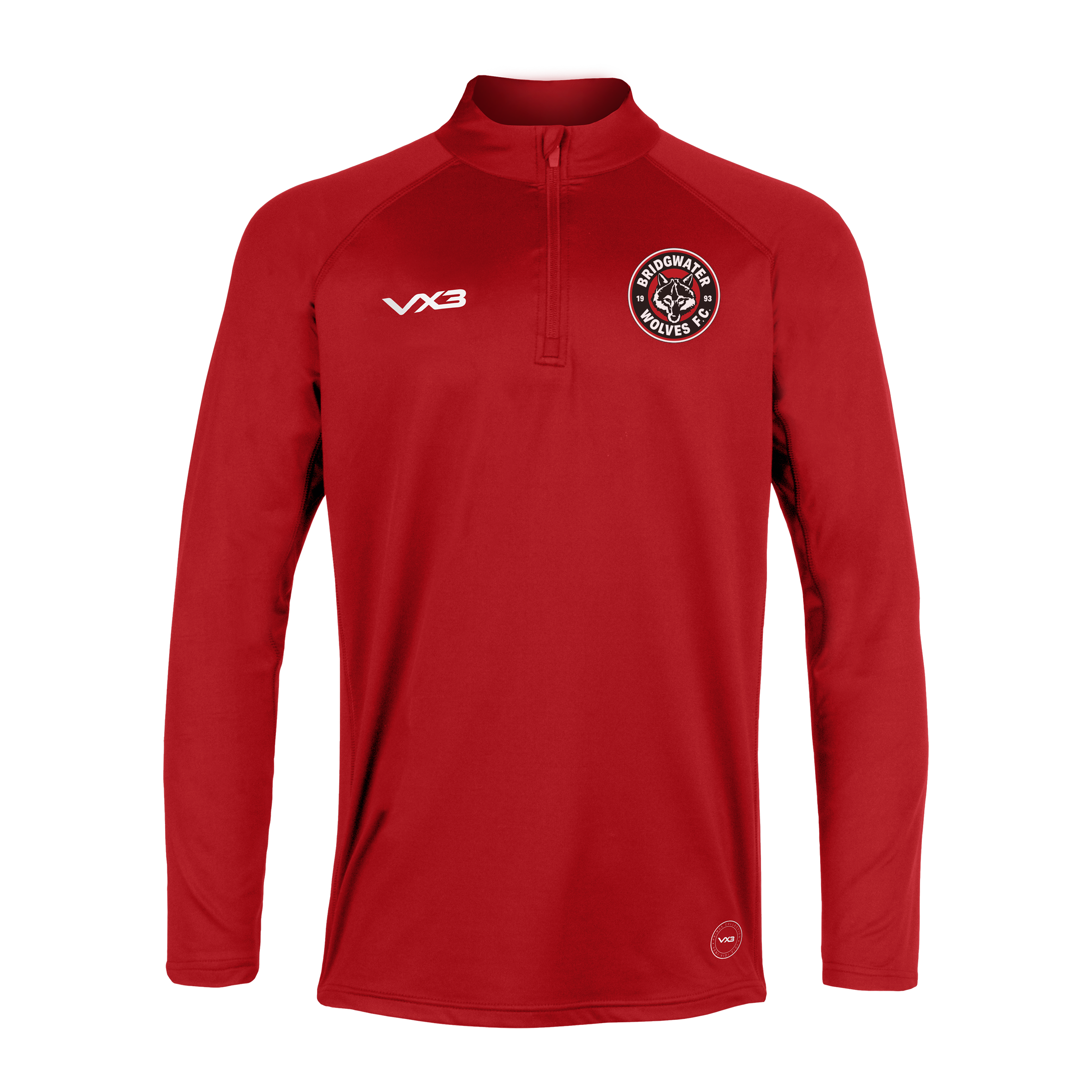 Bridgwater Wolves FC Red Primus Youth Quarter Zip