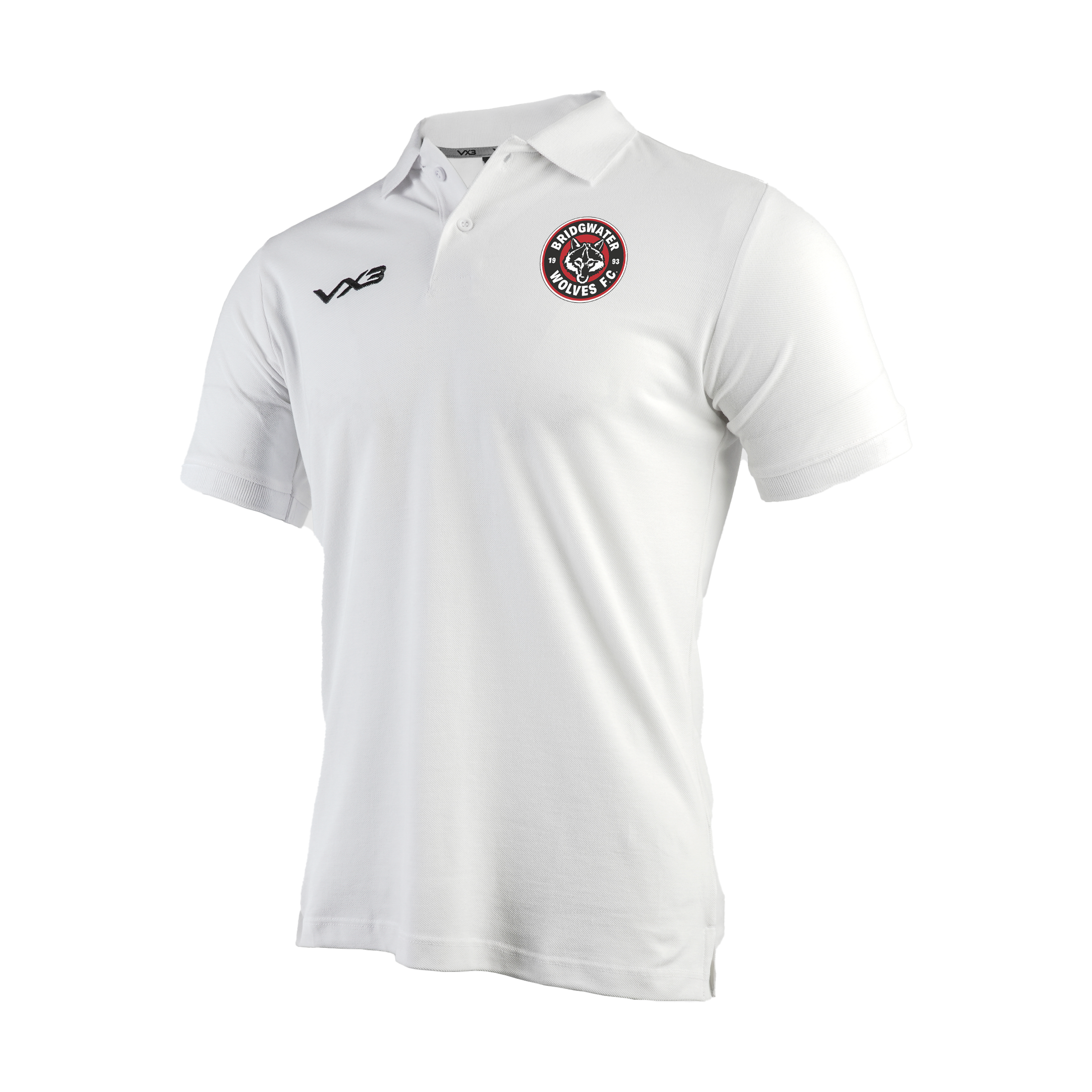 Bridgwater Wolves FC White Primus Polo Shirt