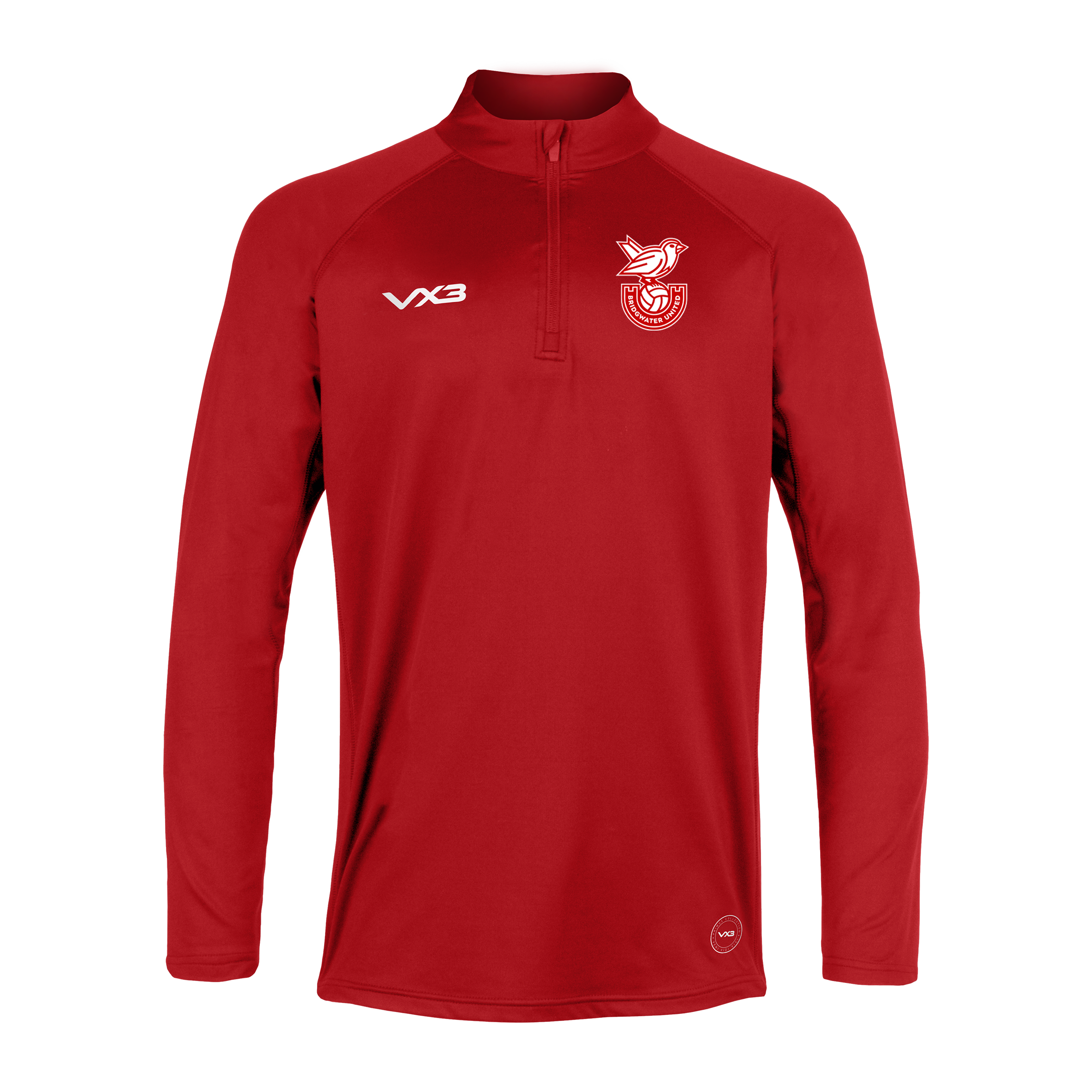 Bridgwater United Primus Quarter Zip Red