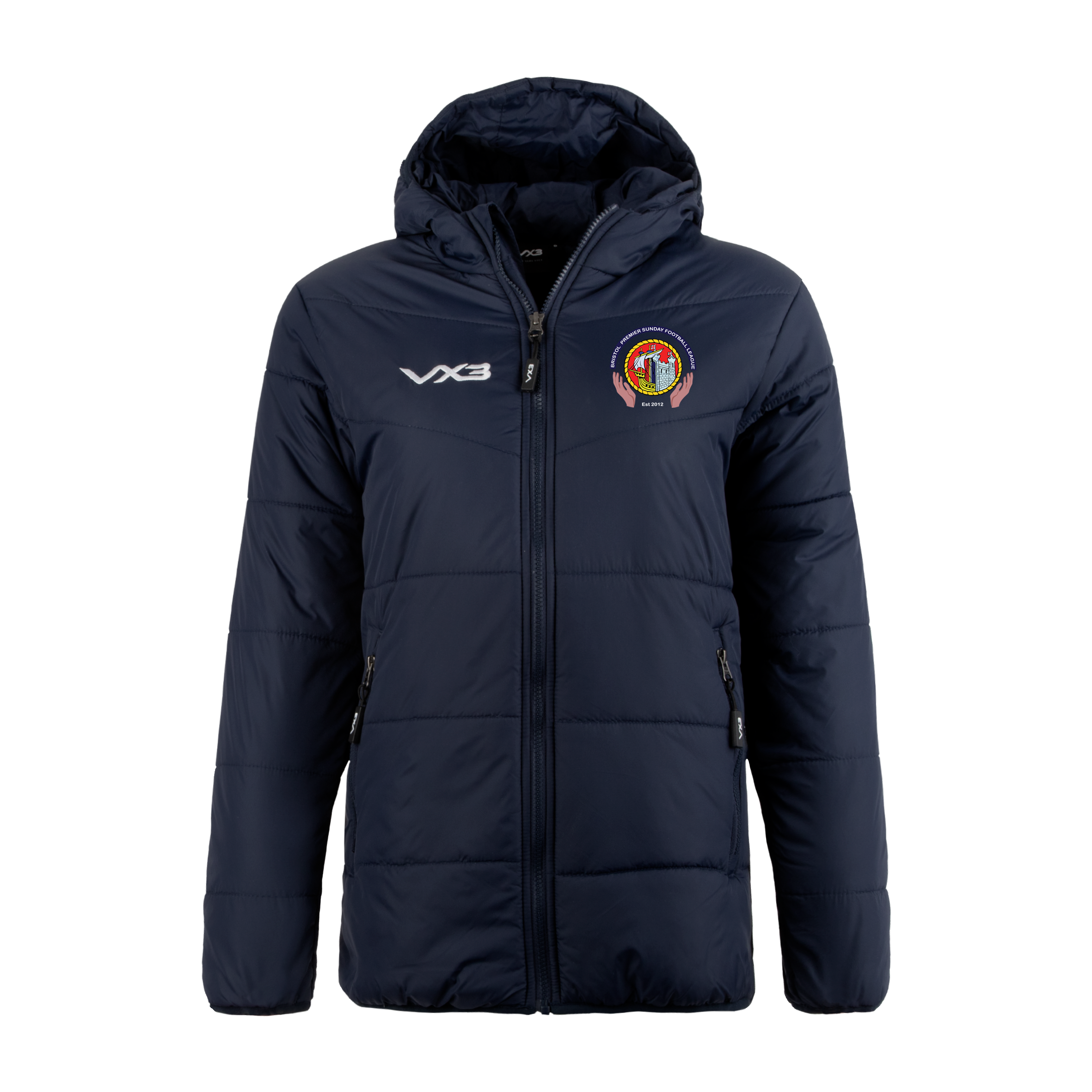 Bristol Premier Sunday Football League Lorica Quilted Jacket Ladies