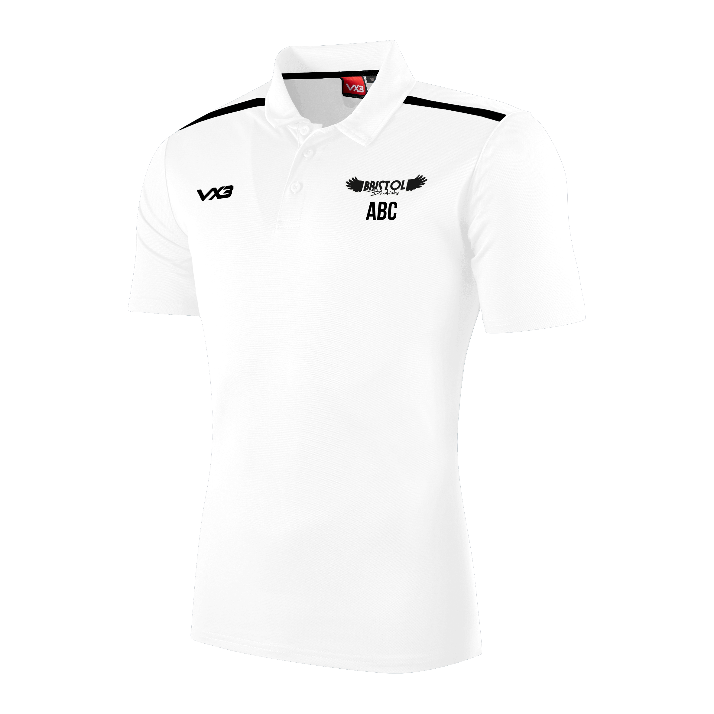 Bristol Bluebirds Hockey Club White Fortis Polo
