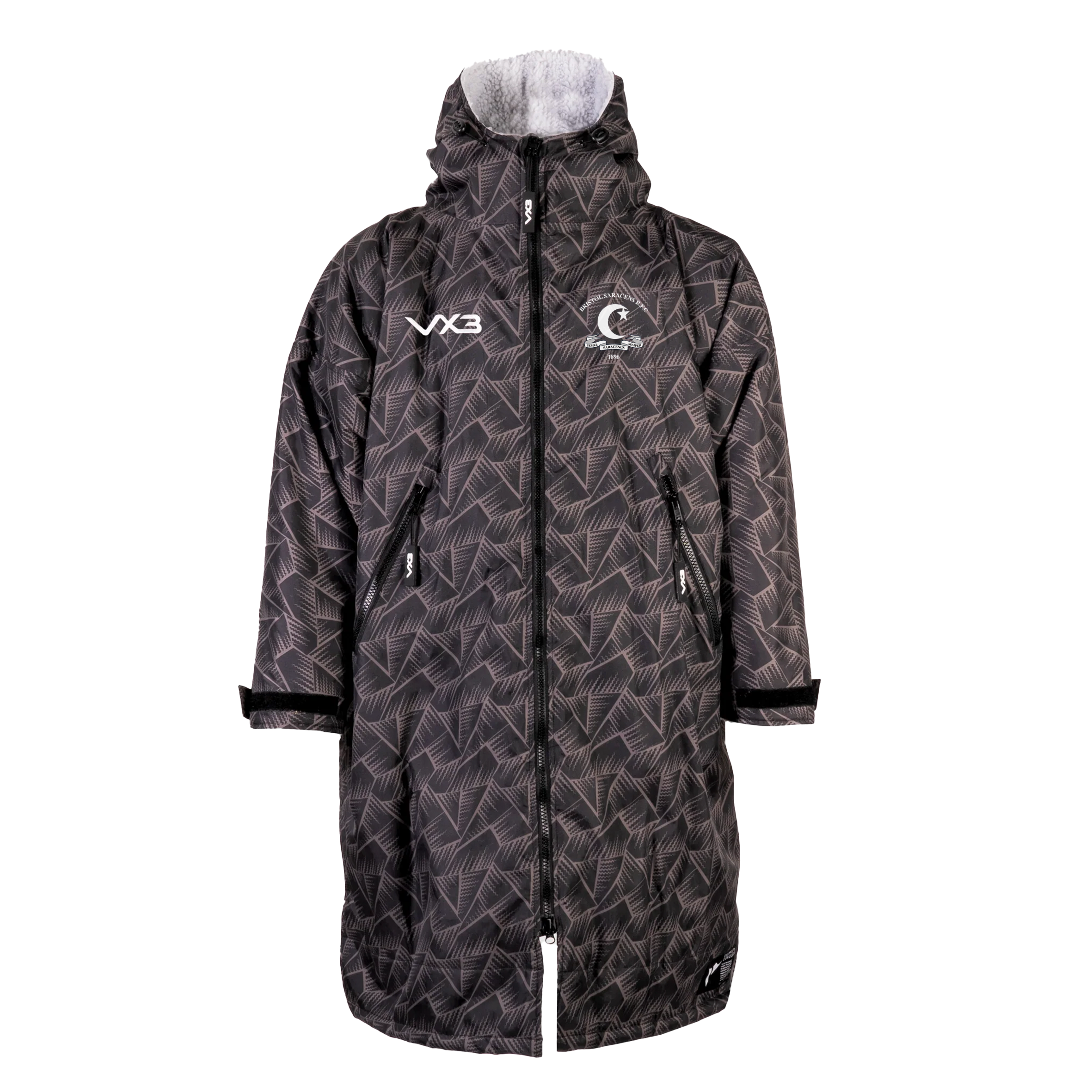 Bristol Saracens RFC Duro Elite Sports Robe Storm/Grey Kids