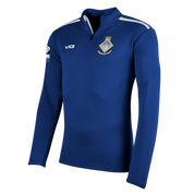 Britannia Royal Naval College Fortis Quarter Zip Sweat - Navy/White