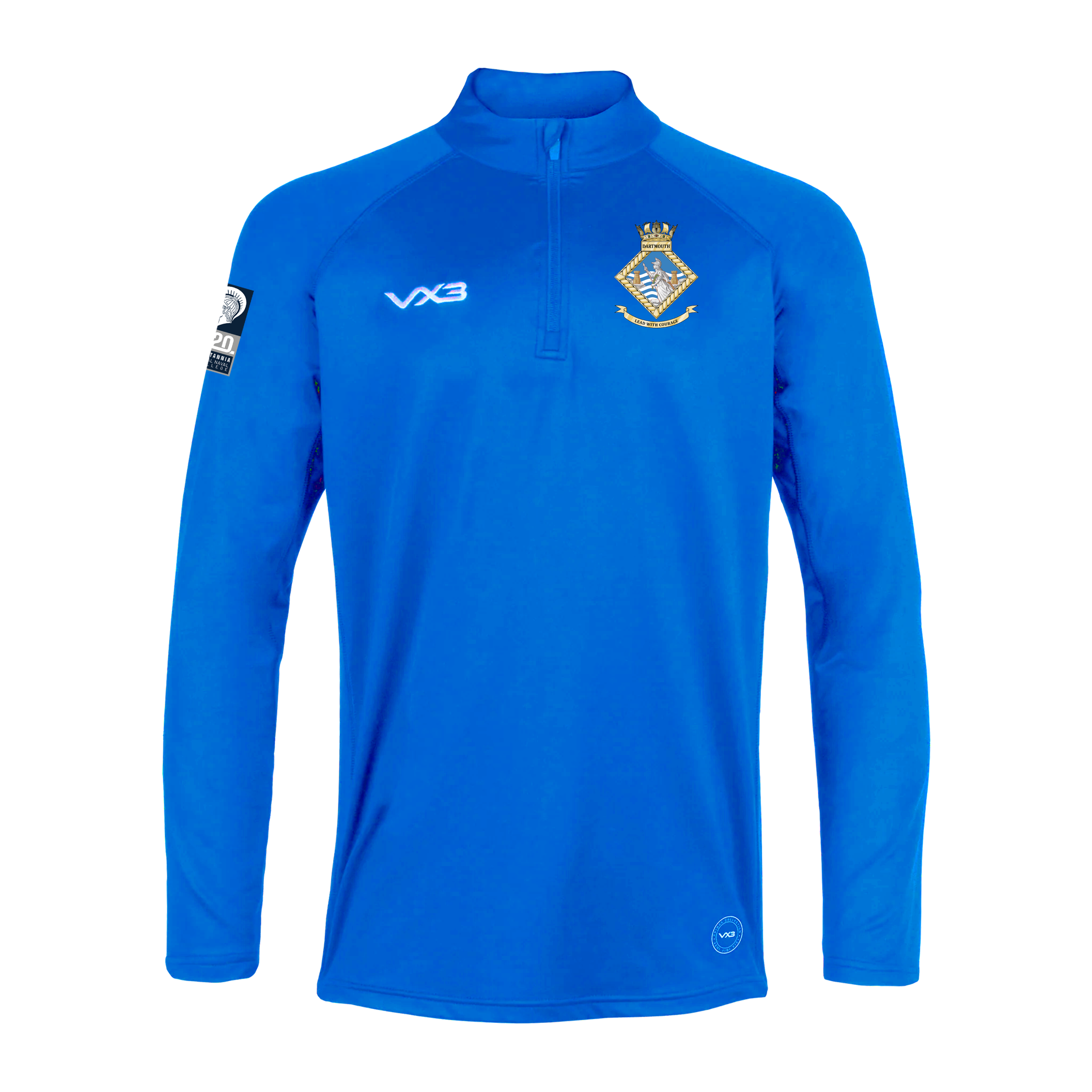Britannia Royal Naval College Primus Quarter Zip - Royal