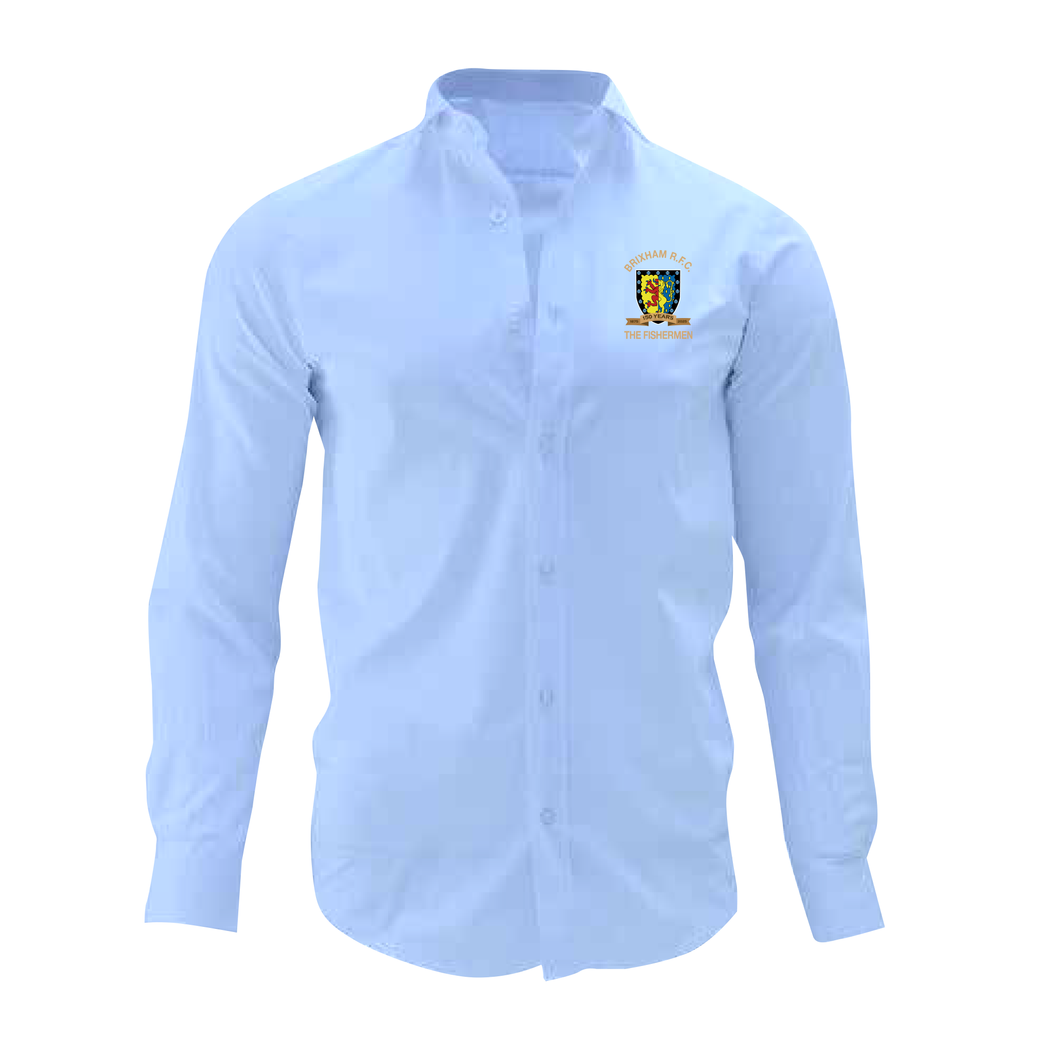 Brixham RFC - 150th Anniversary Henbury Blue Shirt L/S