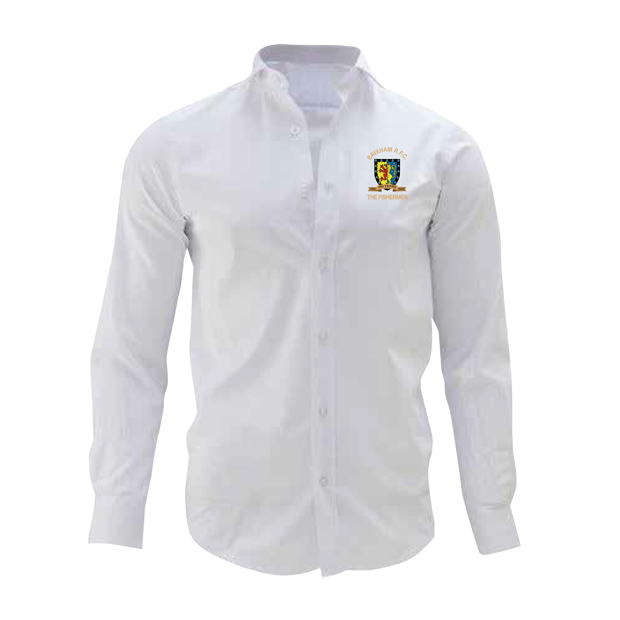 Brixham RFC - 150th Anniversary Henbury White Shirt L/S