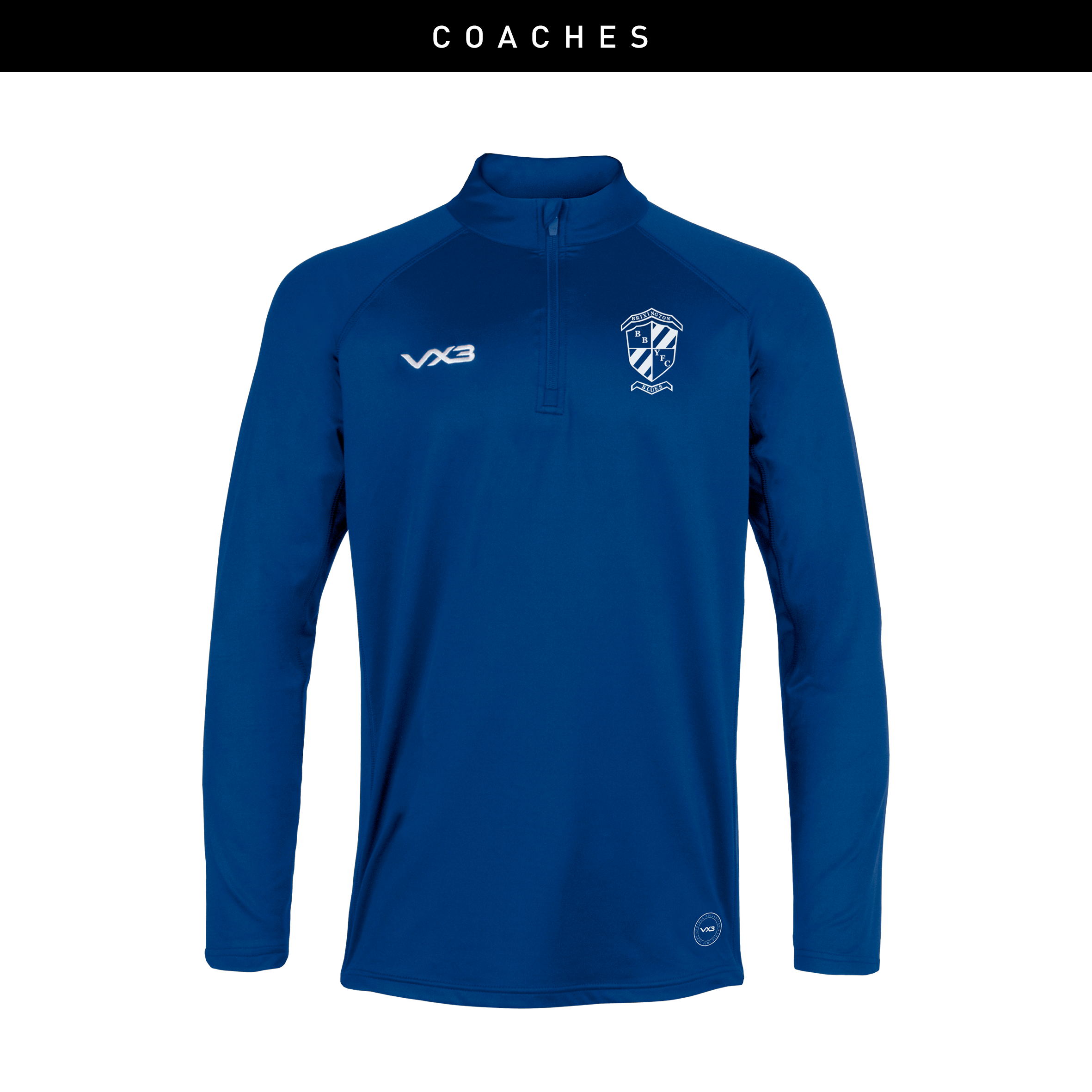 Brixington Blues Coaches Primus Quarter Zip Royal