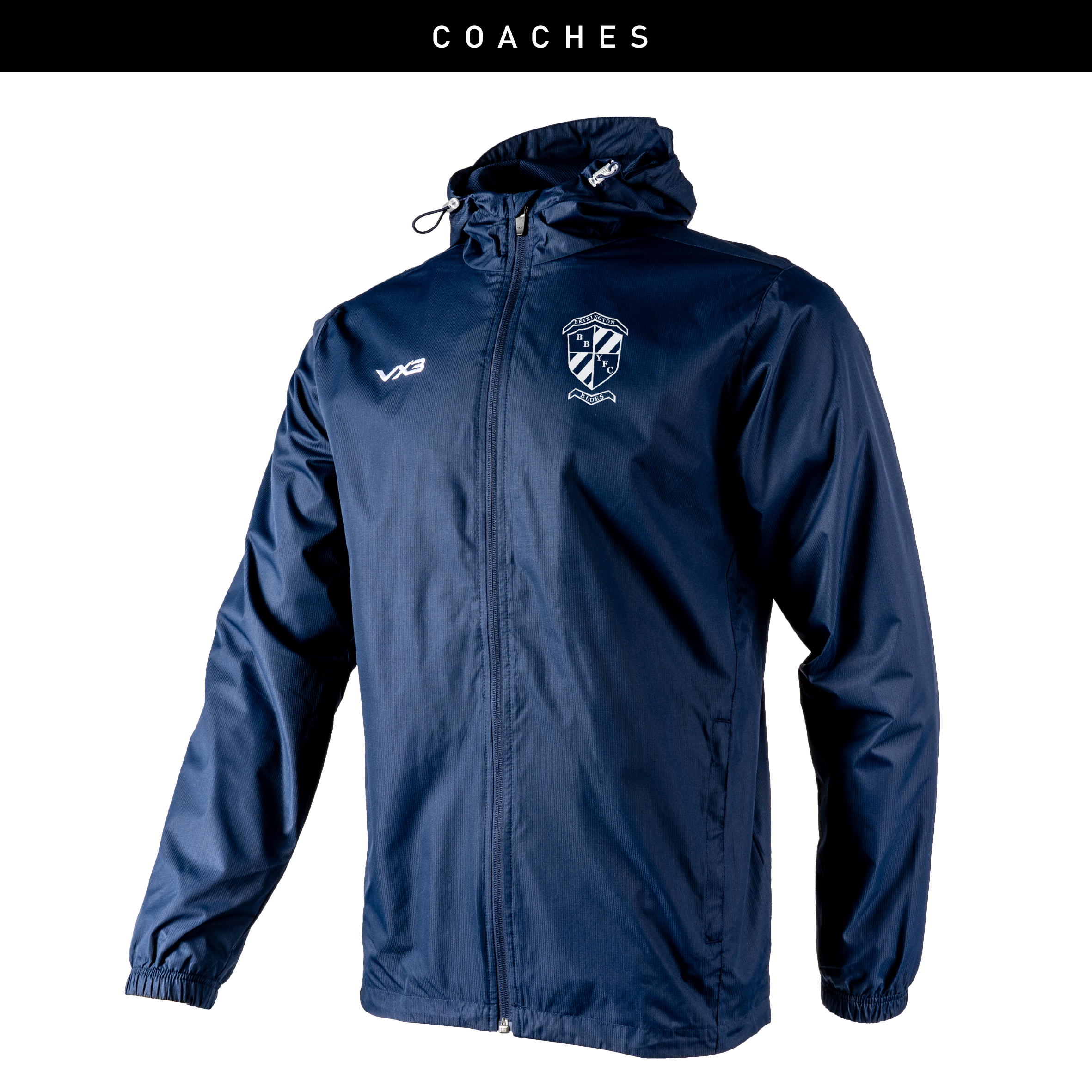 Brixington Blues Coaches Primus Rain Jacket Navy