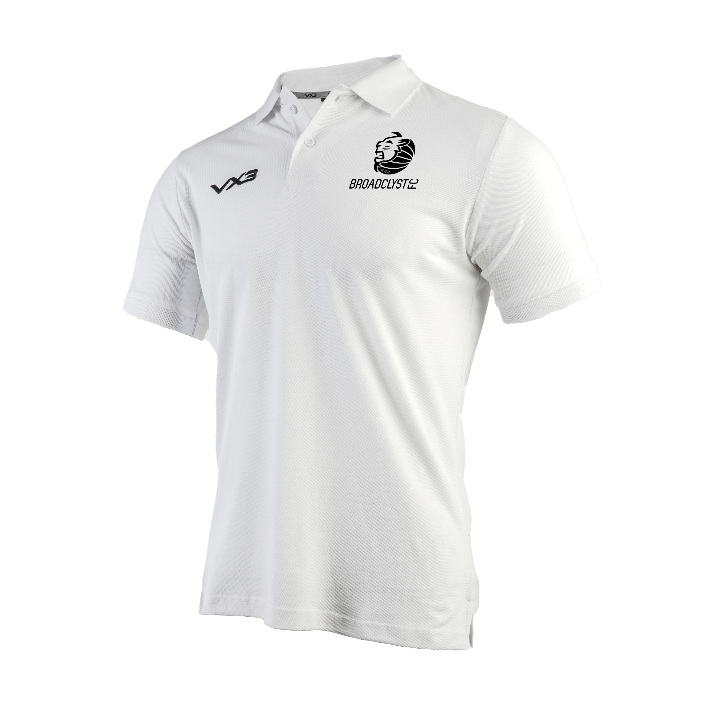 Broadclyst FC Primus Polo Shirt White