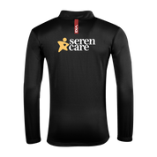 Brynmawr United FC Black/Red Fortis Youth Quarter Zip Sweat