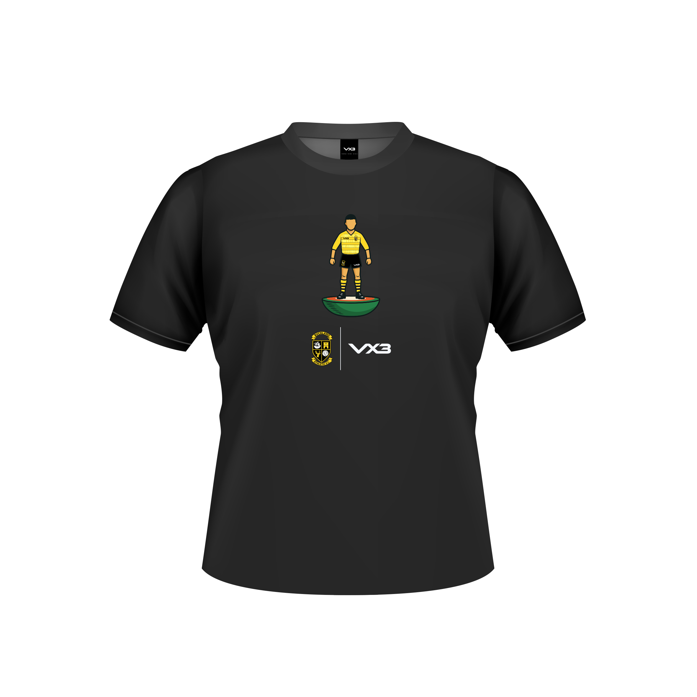 Buckland Athletic Football Club Black Youth Invicta Club Tee 2