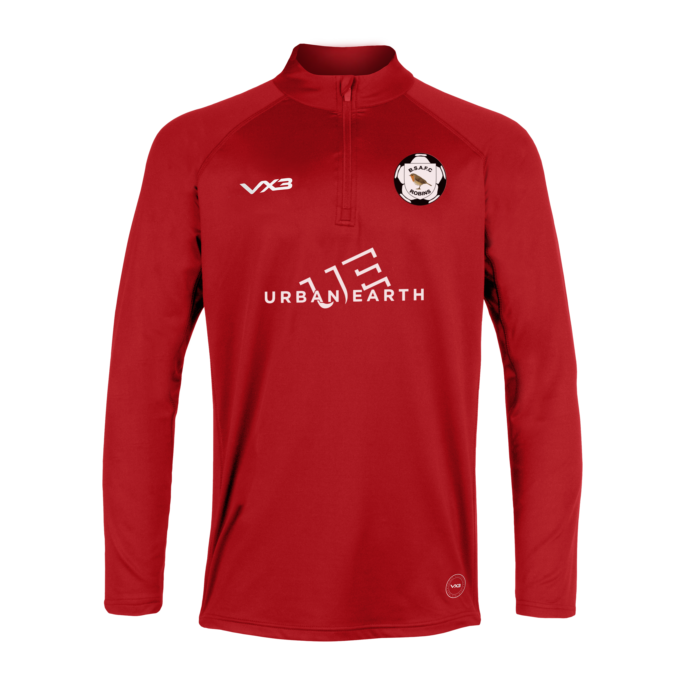 Budleigh Salterton FC Red Primus Youth Quarter Zip