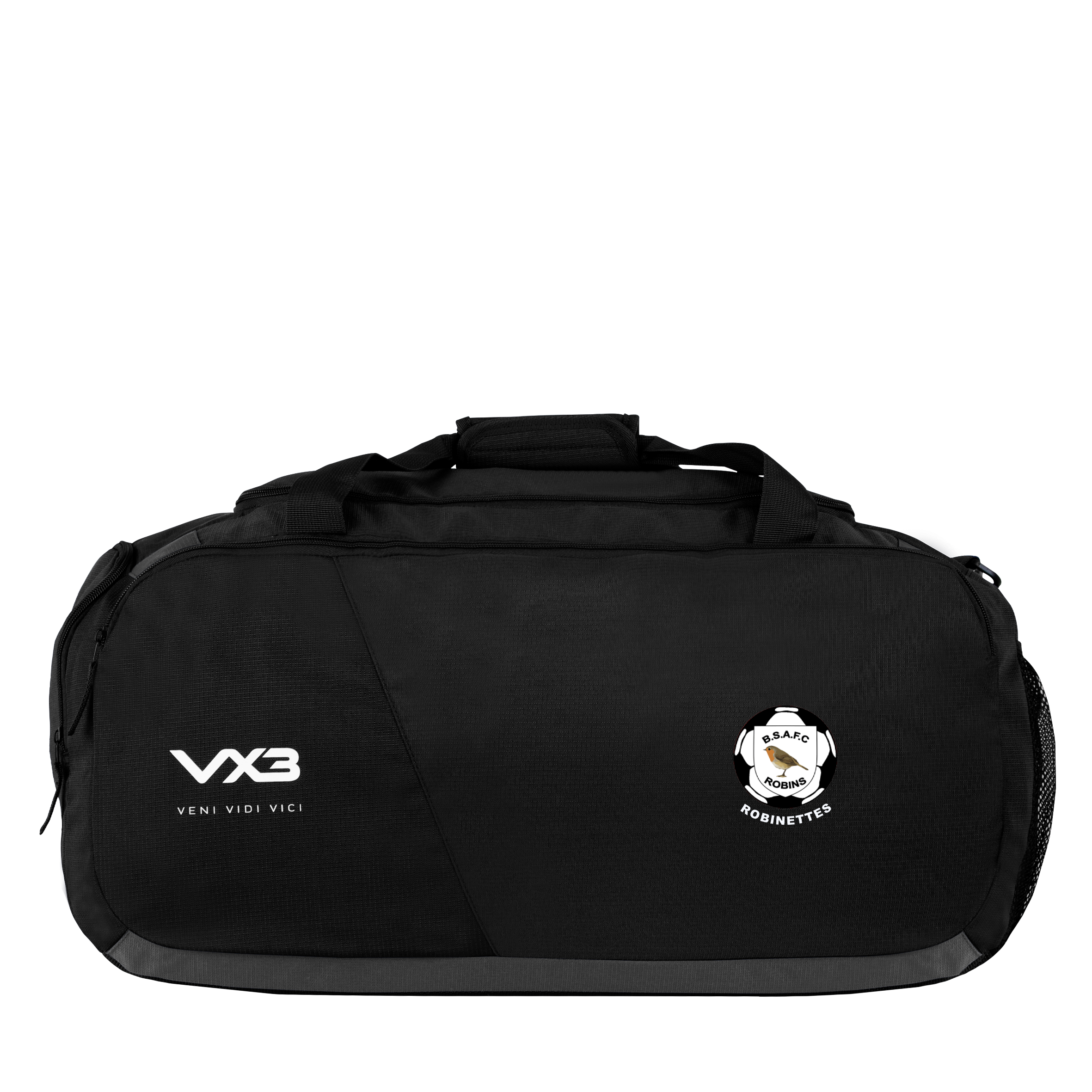 Budleigh Salterton FC 'Robinettes' Performance Kit Bag Black/Dark