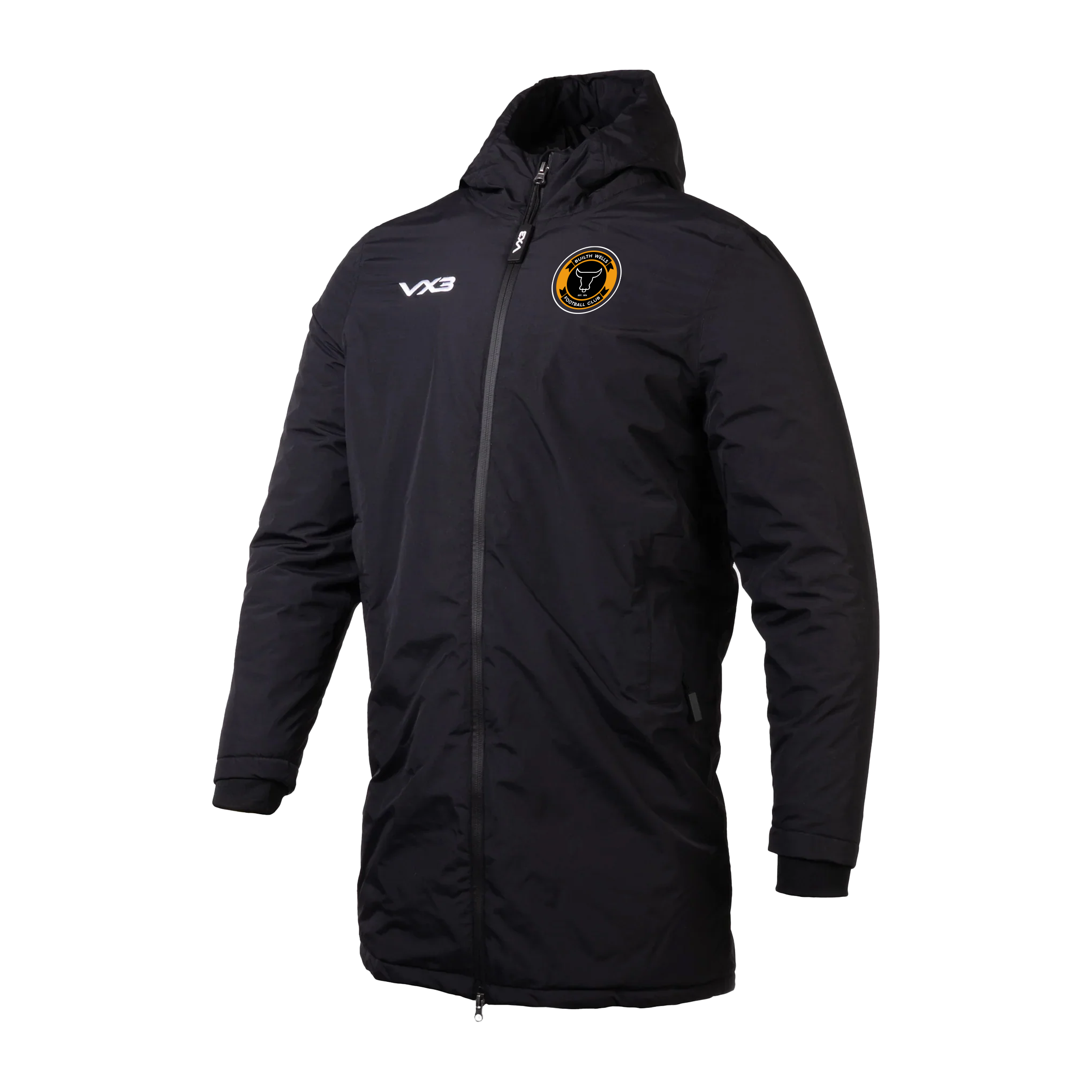 Builth Wells FC Nero Managers Jacket