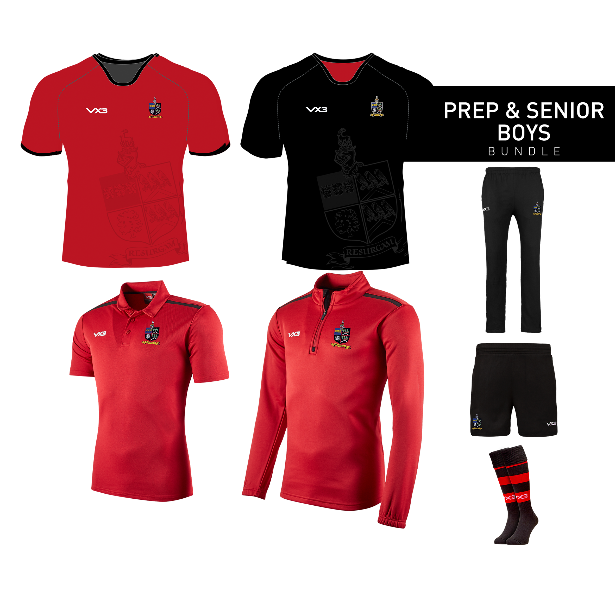 Moyles Court Essential Prep & Senior Bundle *YOUTH SIZING*