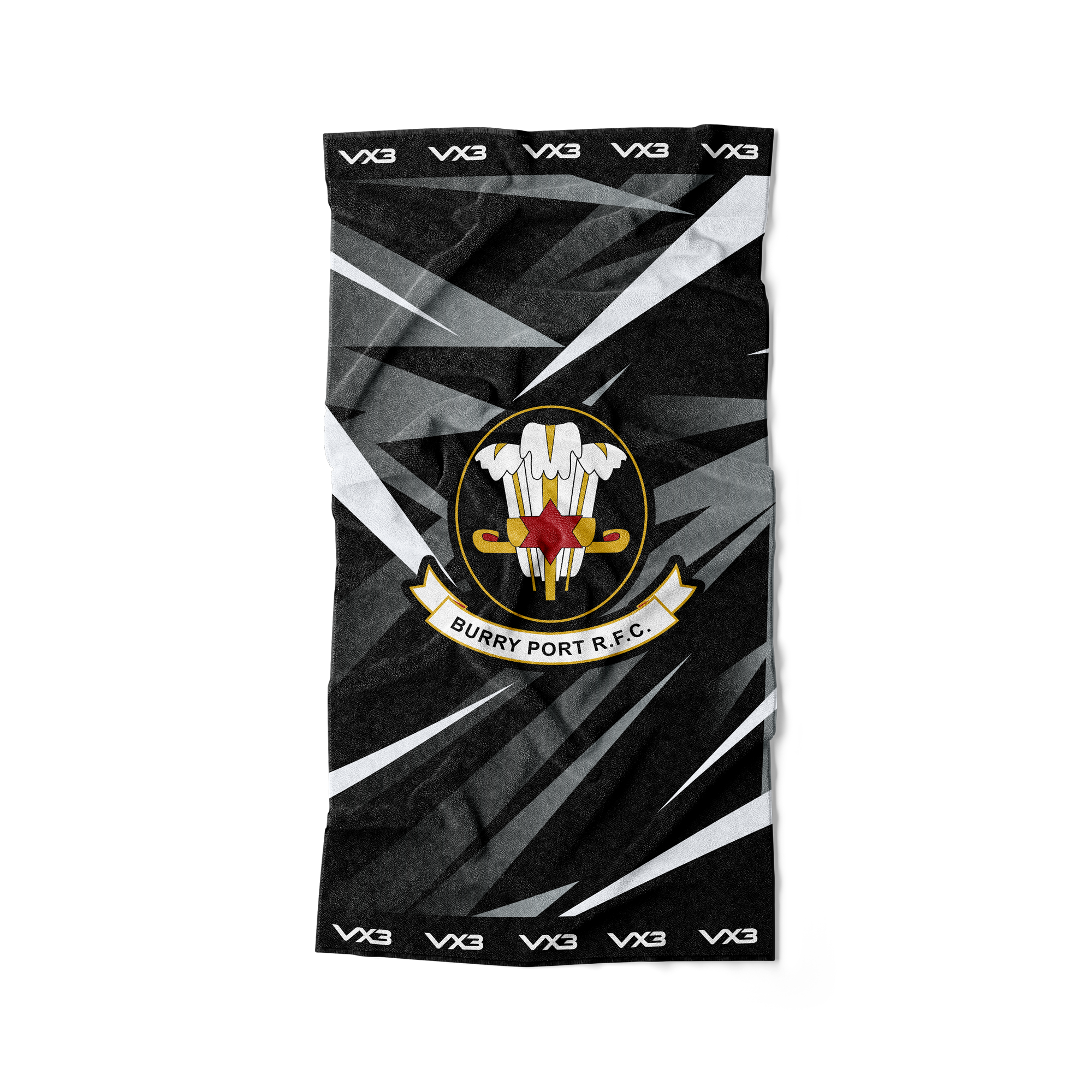 Burry Port RFC Sublimated Team Towel