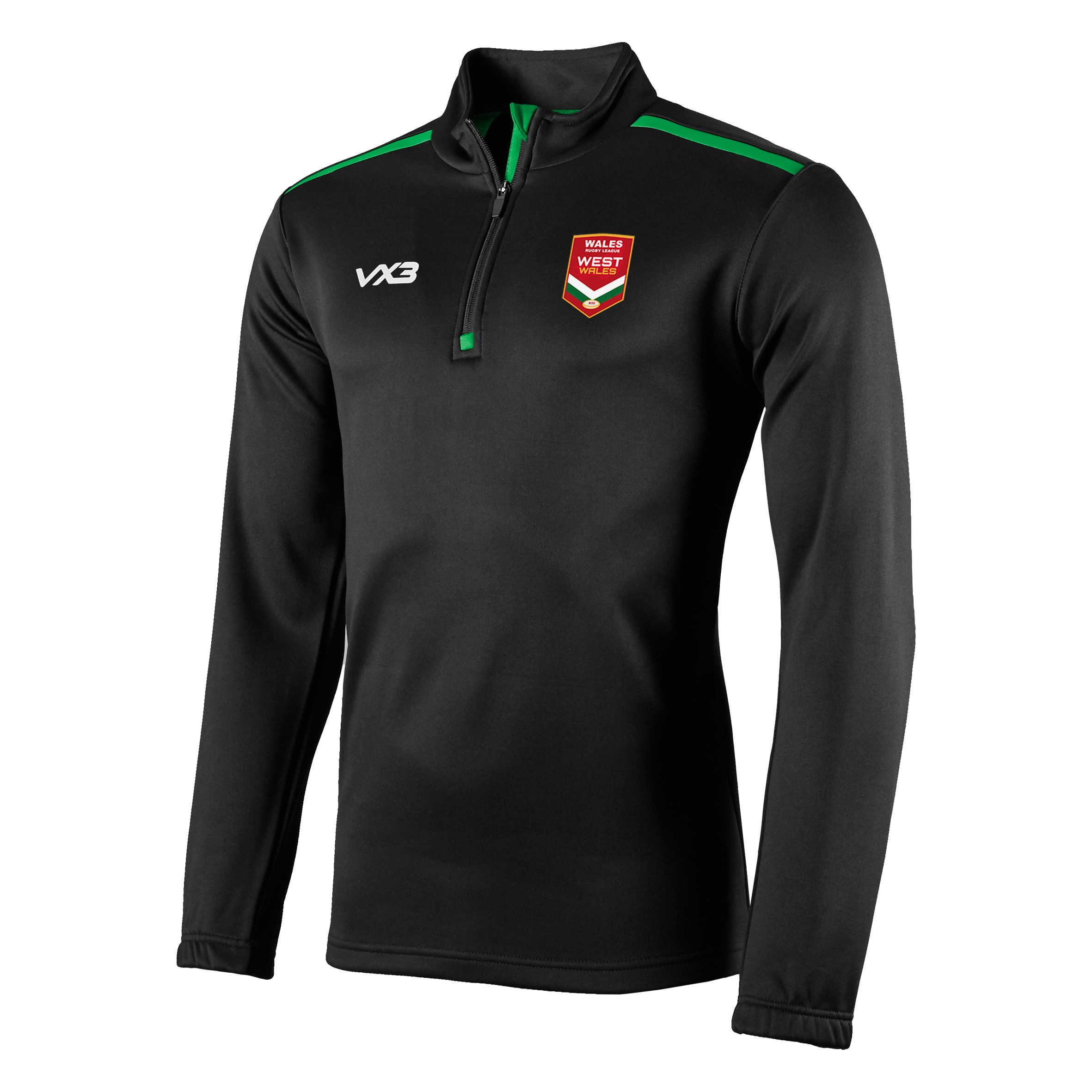 West Wales Rugby League Fortis Half Zip Sweat