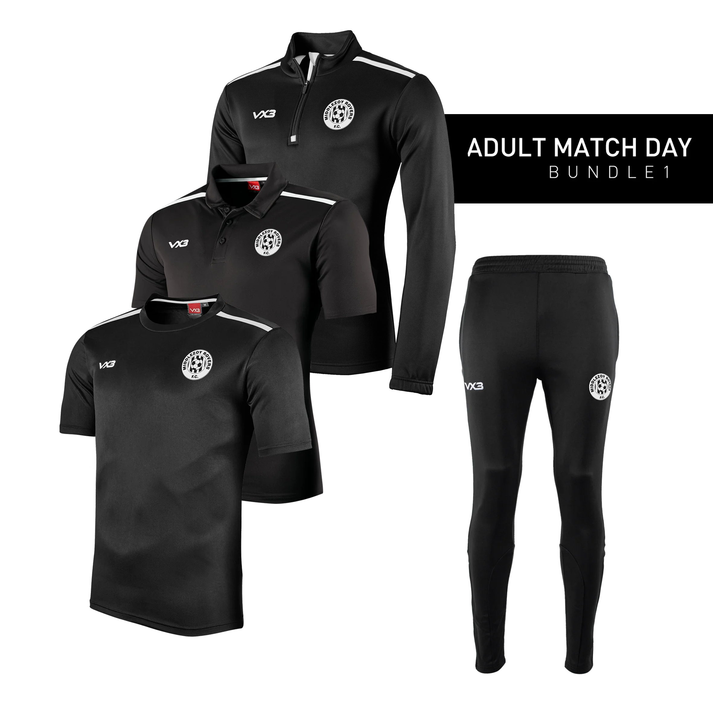 Middlezoy Rovers FC Match Day Bundle 1