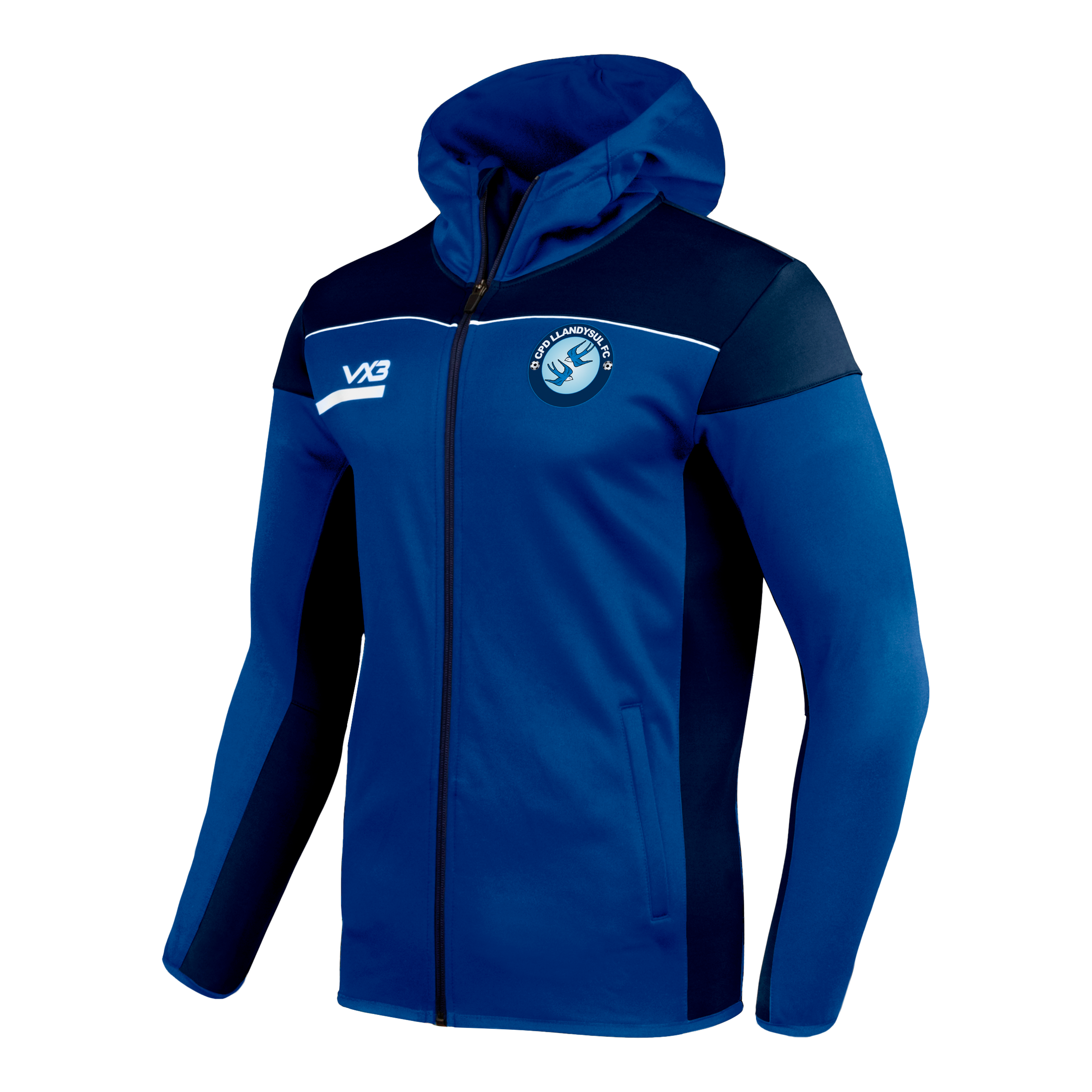 Llandysul FC Opus Zoodie Youth - Royal Navy