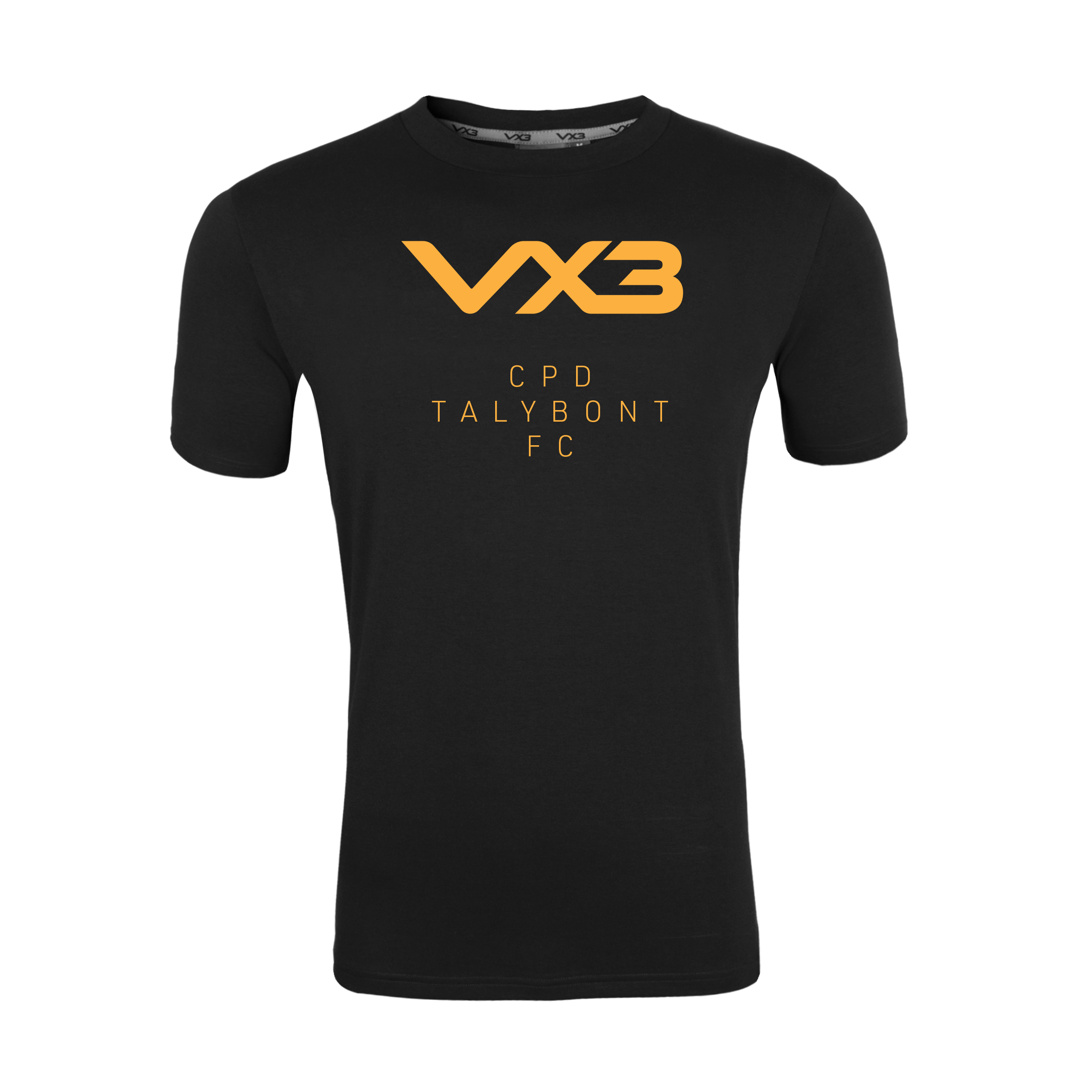 CPD Talybont FC Black Youth Invicta Club Tee