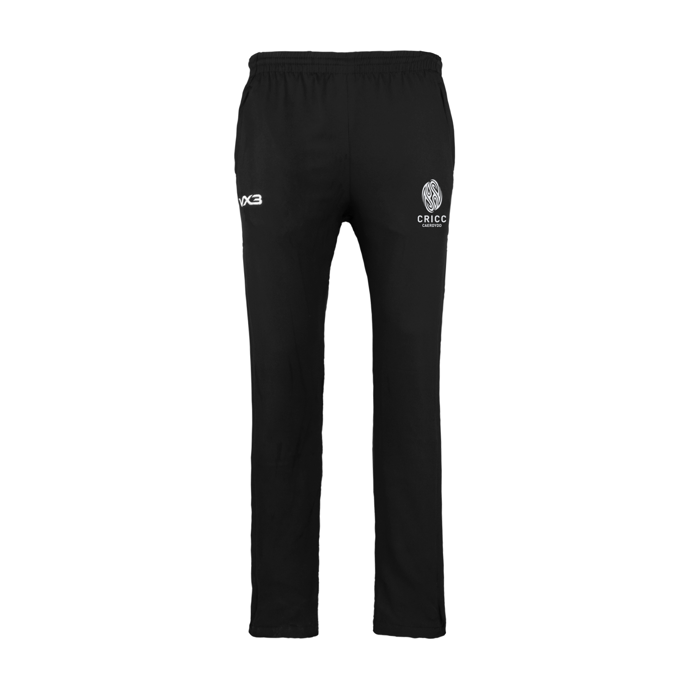 CRICC Caerdydd Braca Trackpant Black Youth