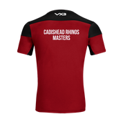 Cadishead Rhinos Masters Opus Tee - Red Black
