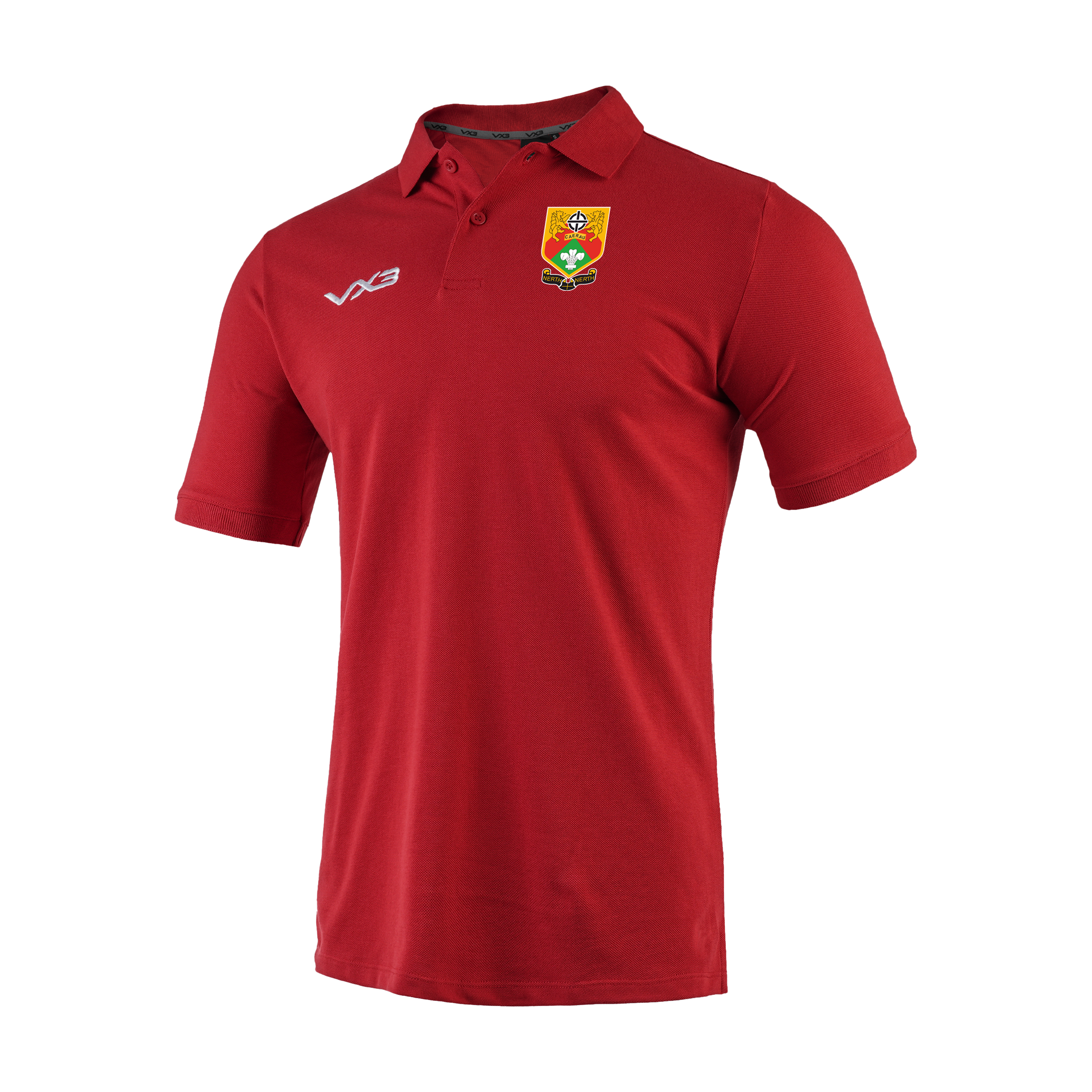 Caerau Ely RFC Primus Polo Shirt Red