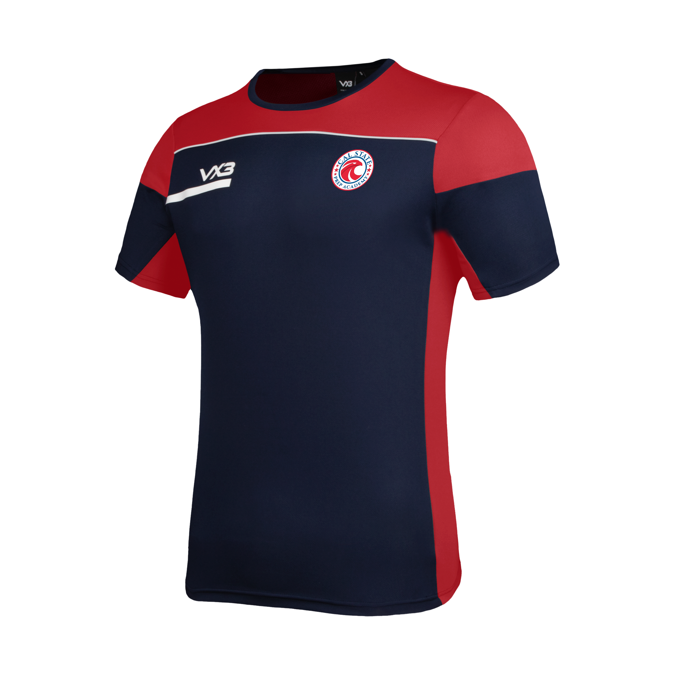 Cal State Prep Academy Opus Tee Youth - Navy Red