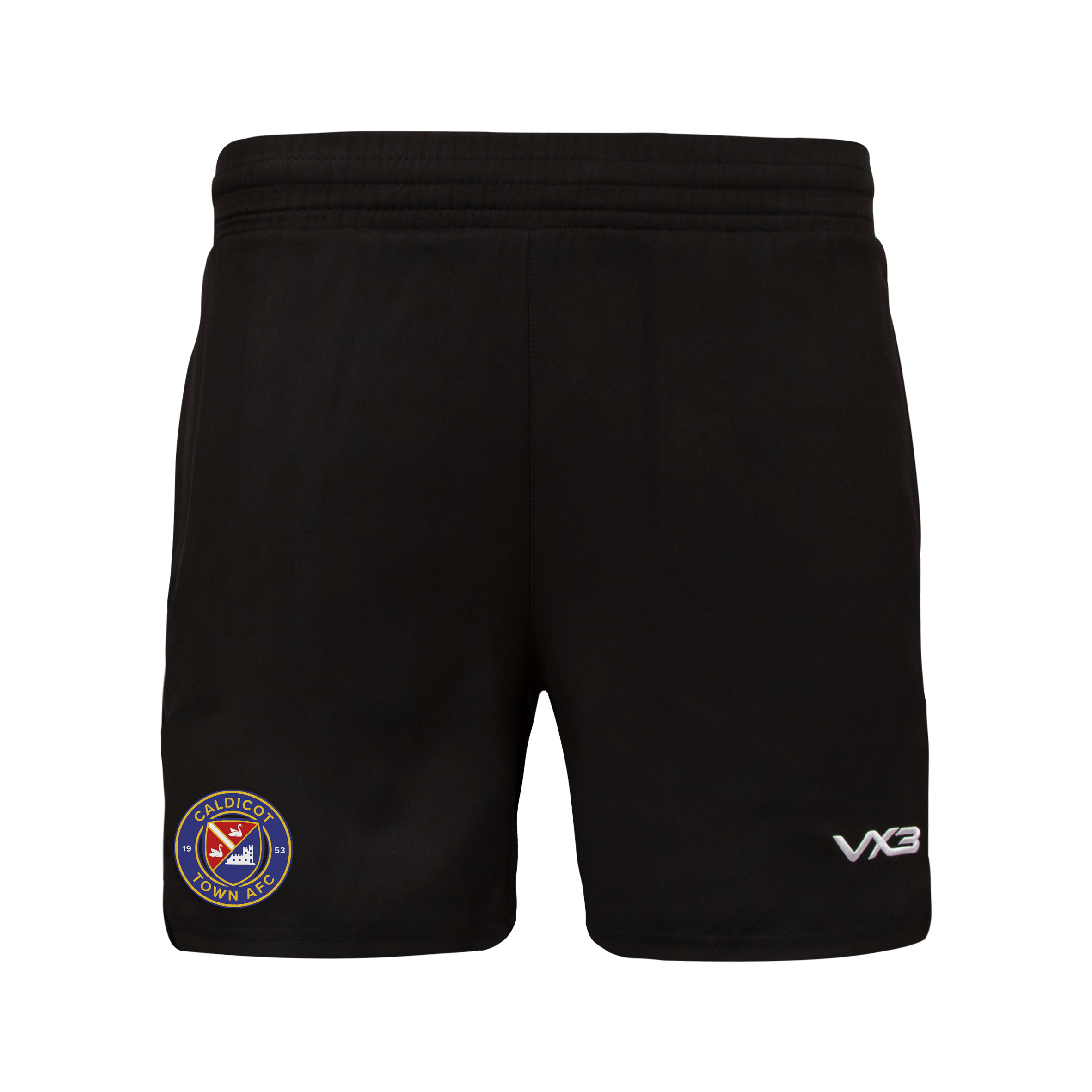 Caldicot Town AFC Black Ludus Youth Gym Shorts