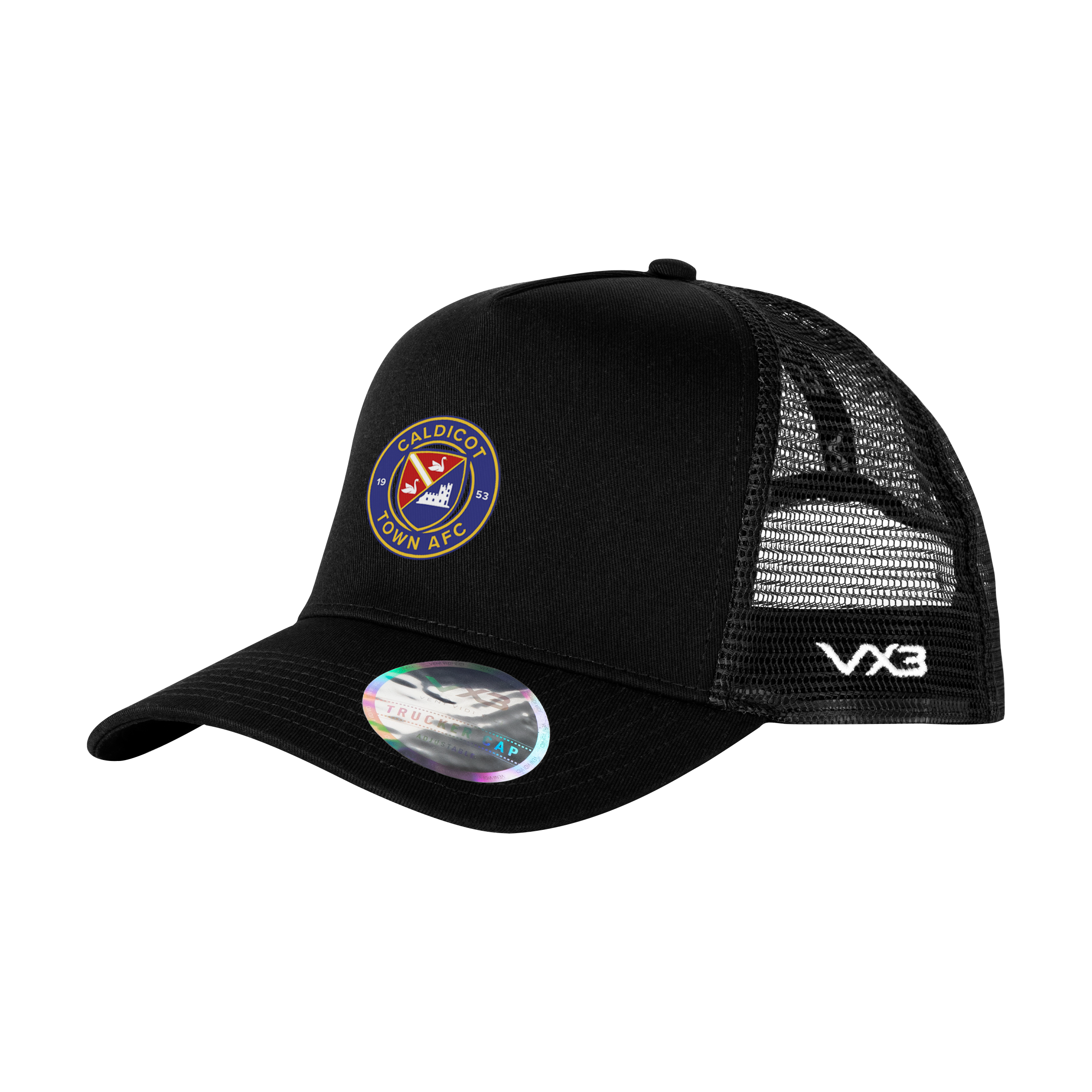 Caldicot Town AFC Black Trucker Cap