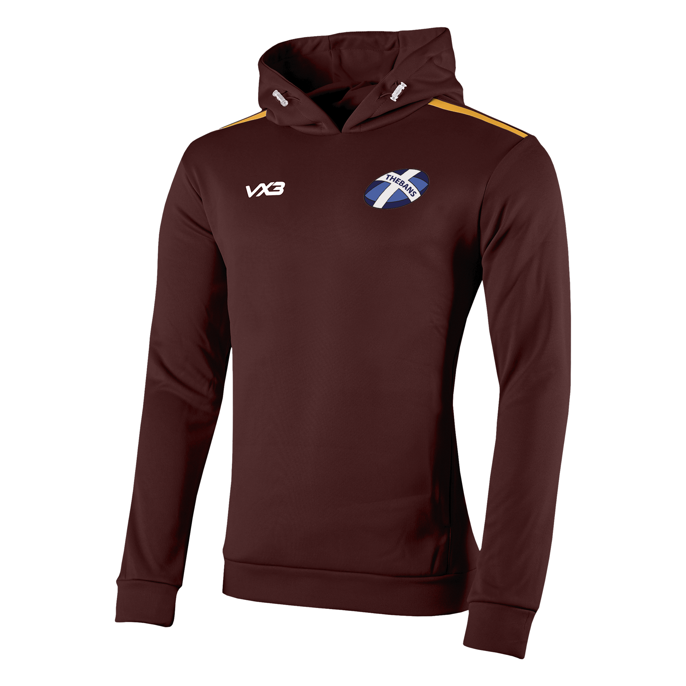 Caledonian Thebans RFC Maroon Fortis Hoodie