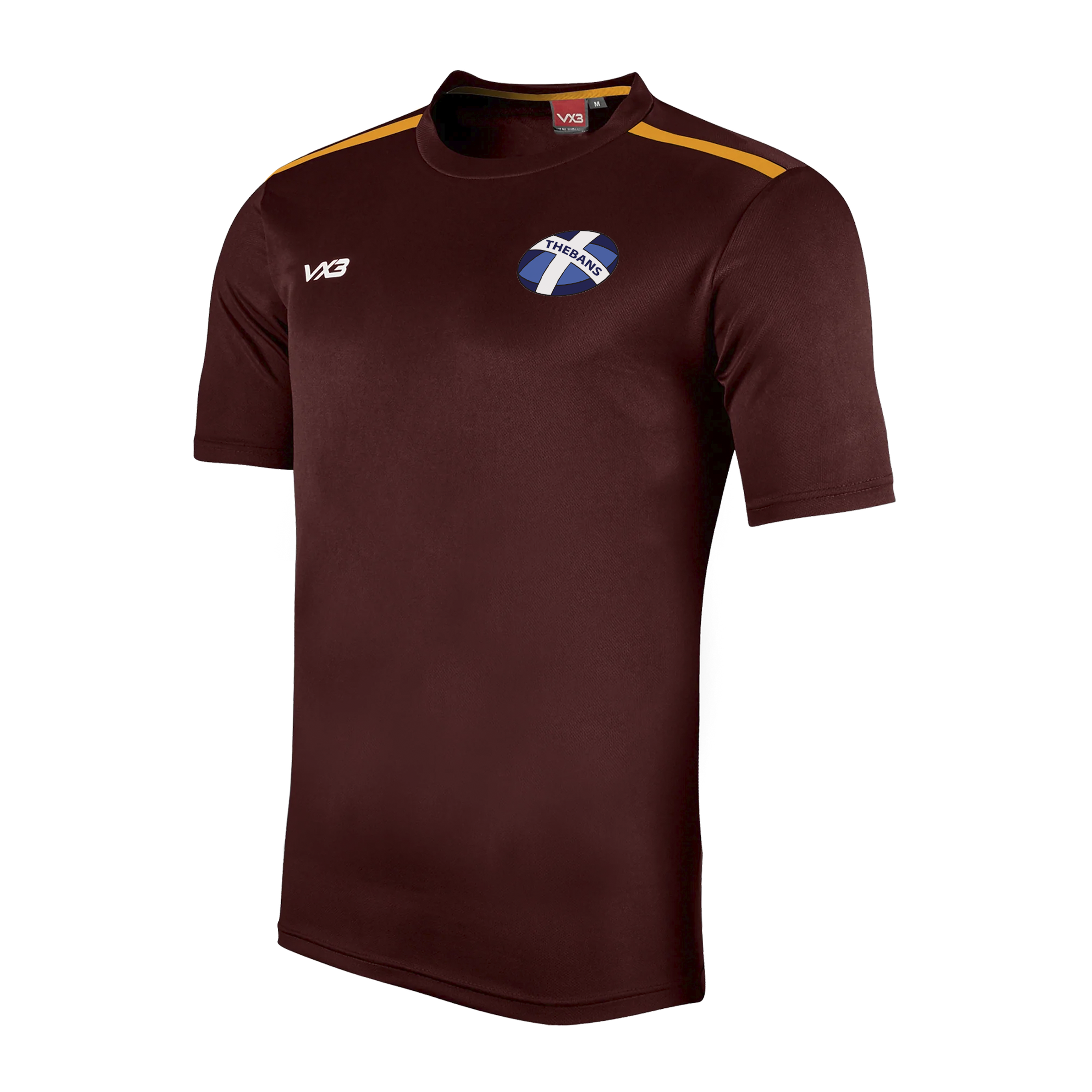 Caledonian Thebans RFC Maroon Fortis Tee
