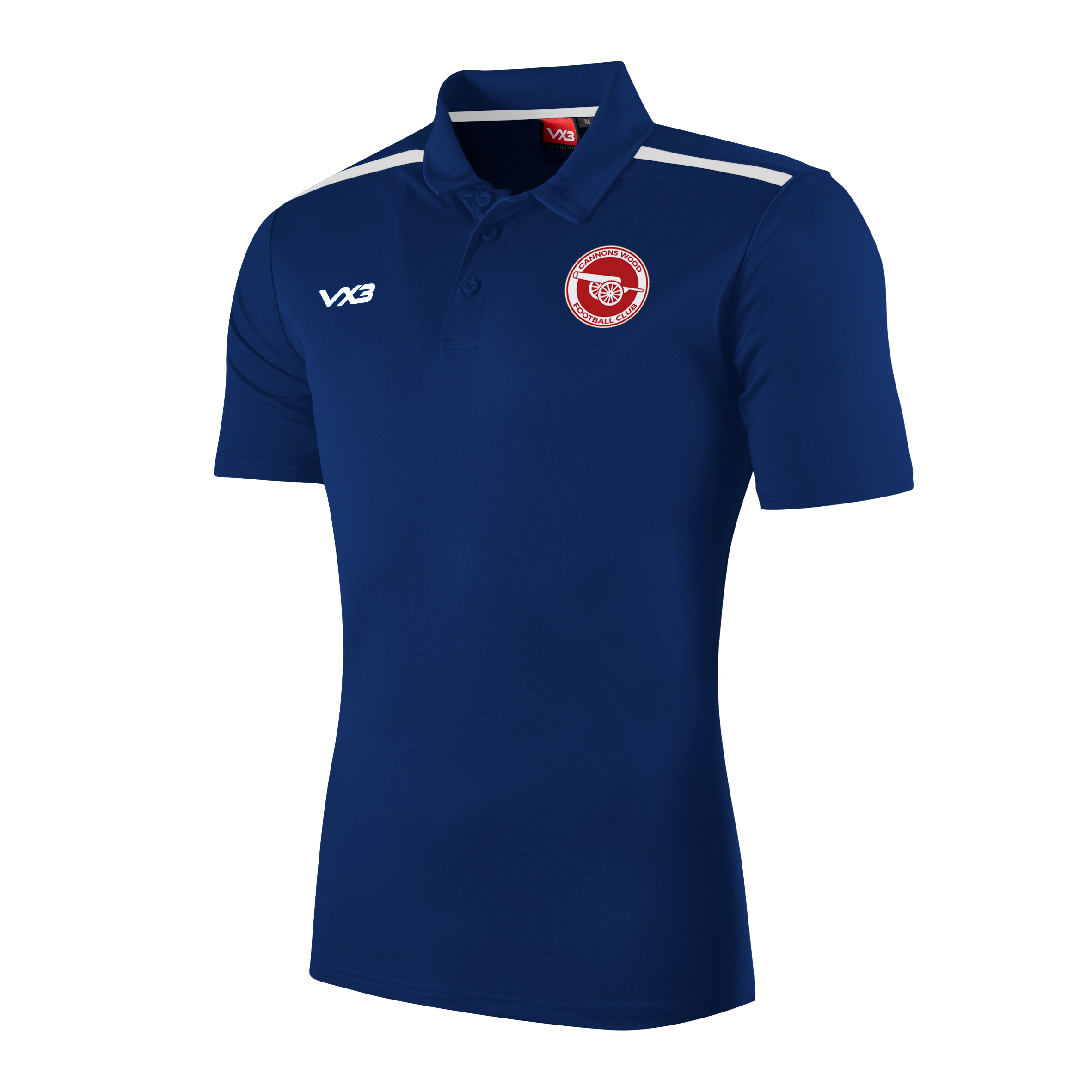 Cannons Wood FC Players Navy Fortis Youth Polo