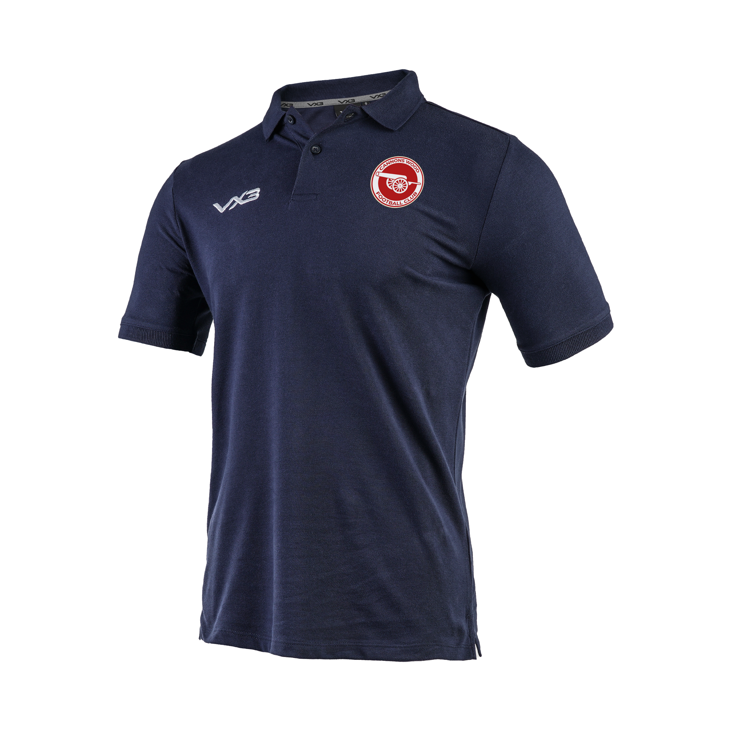 Cannons Wood FC Players Navy Primus Polo Shirt