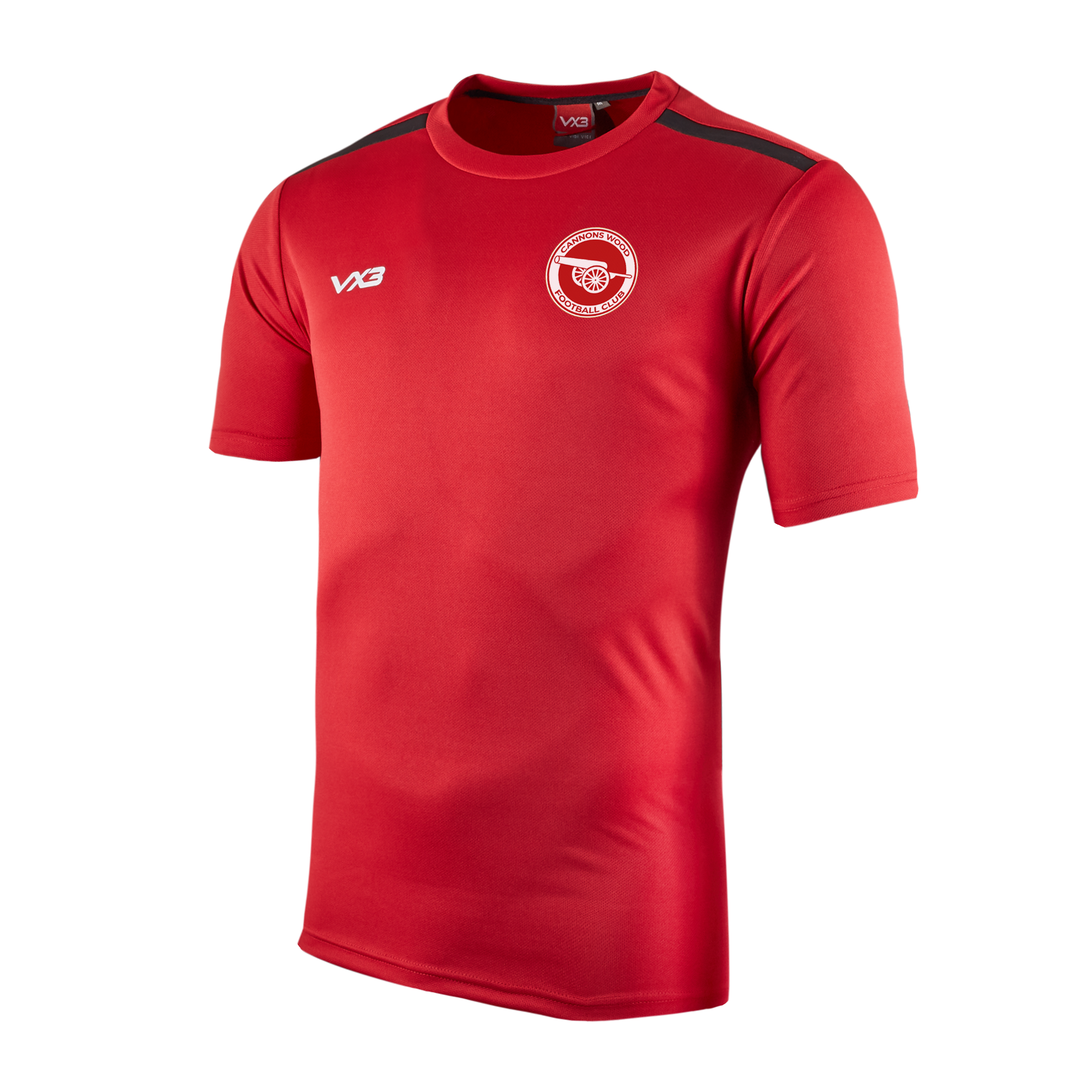 Cannons Wood FC Players Red Fortis Youth Tee