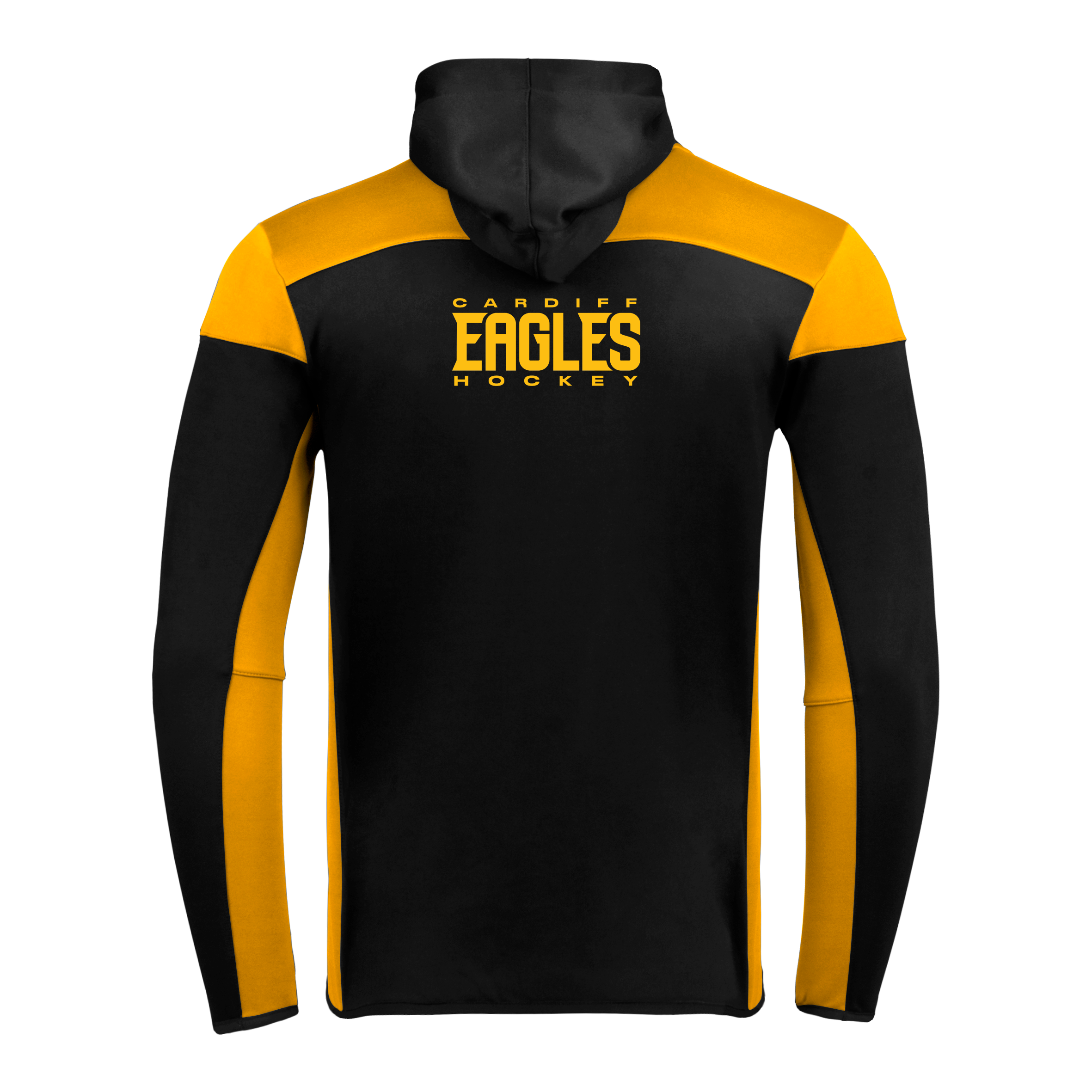 Cardiff Eagles Ice Hockey Club Black/Amber Opus Zoodie Youth