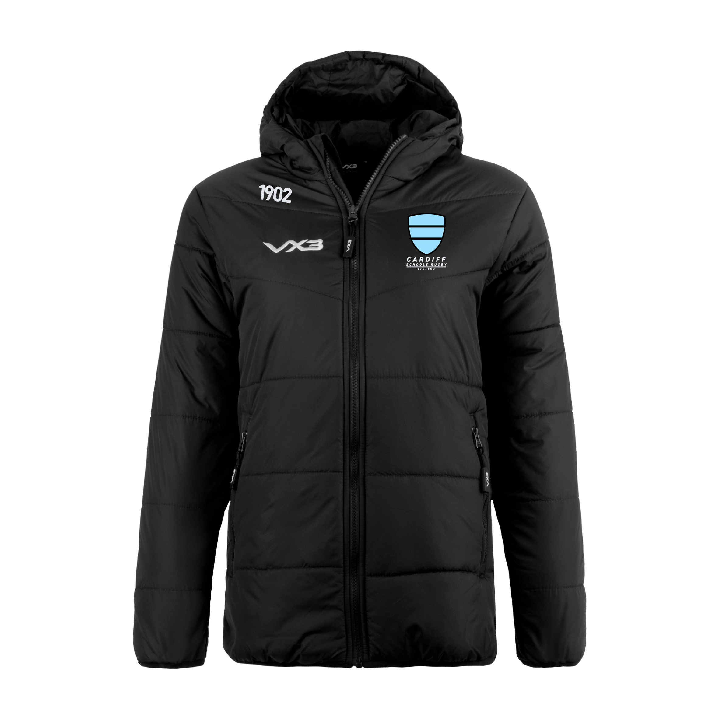 Cardiff Schools Rugby Lorica Quilted Jacket Ladies