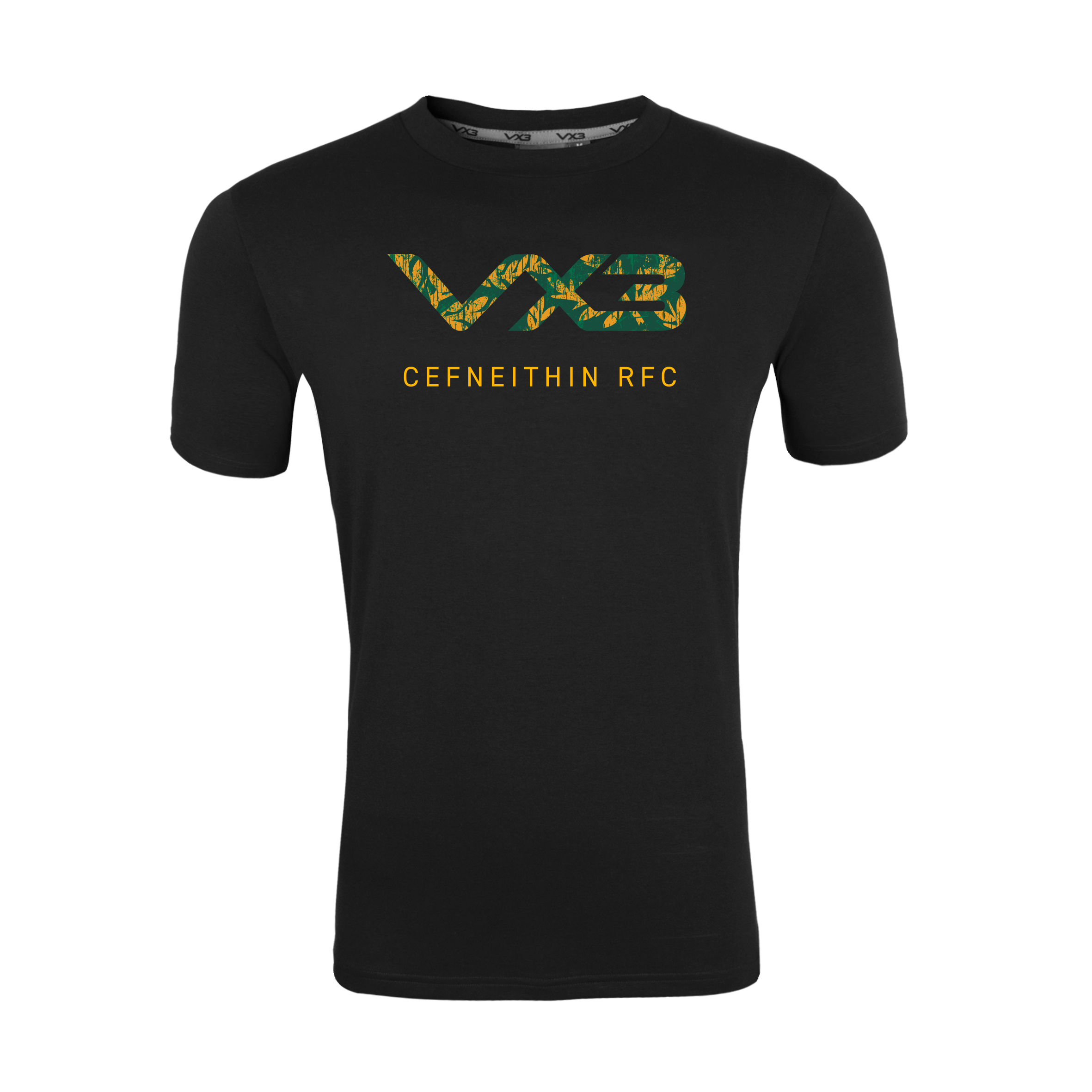 Cefneithin RFC Black Invicta Club Tee Black
