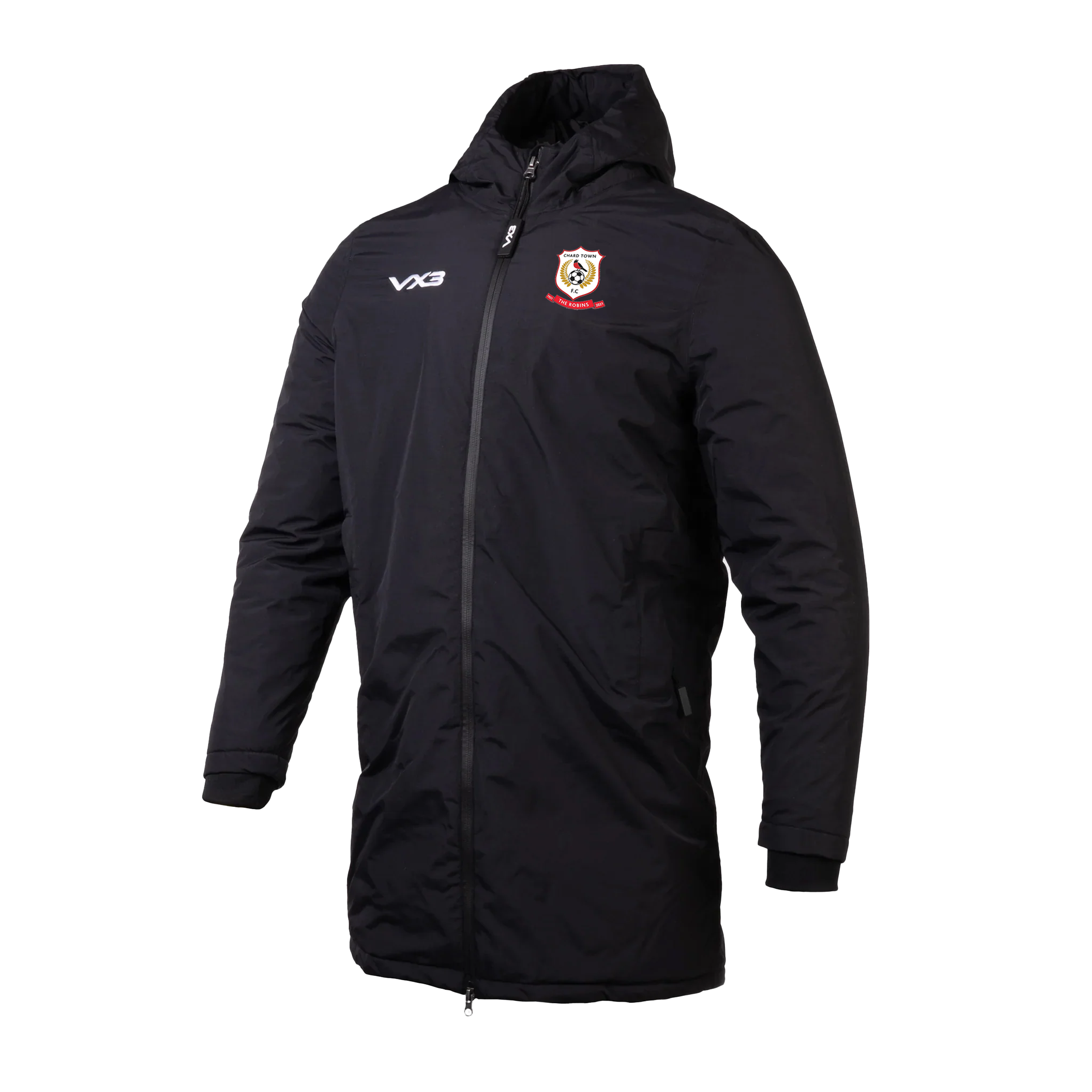 Chard Town FC Nero Managers Jacket