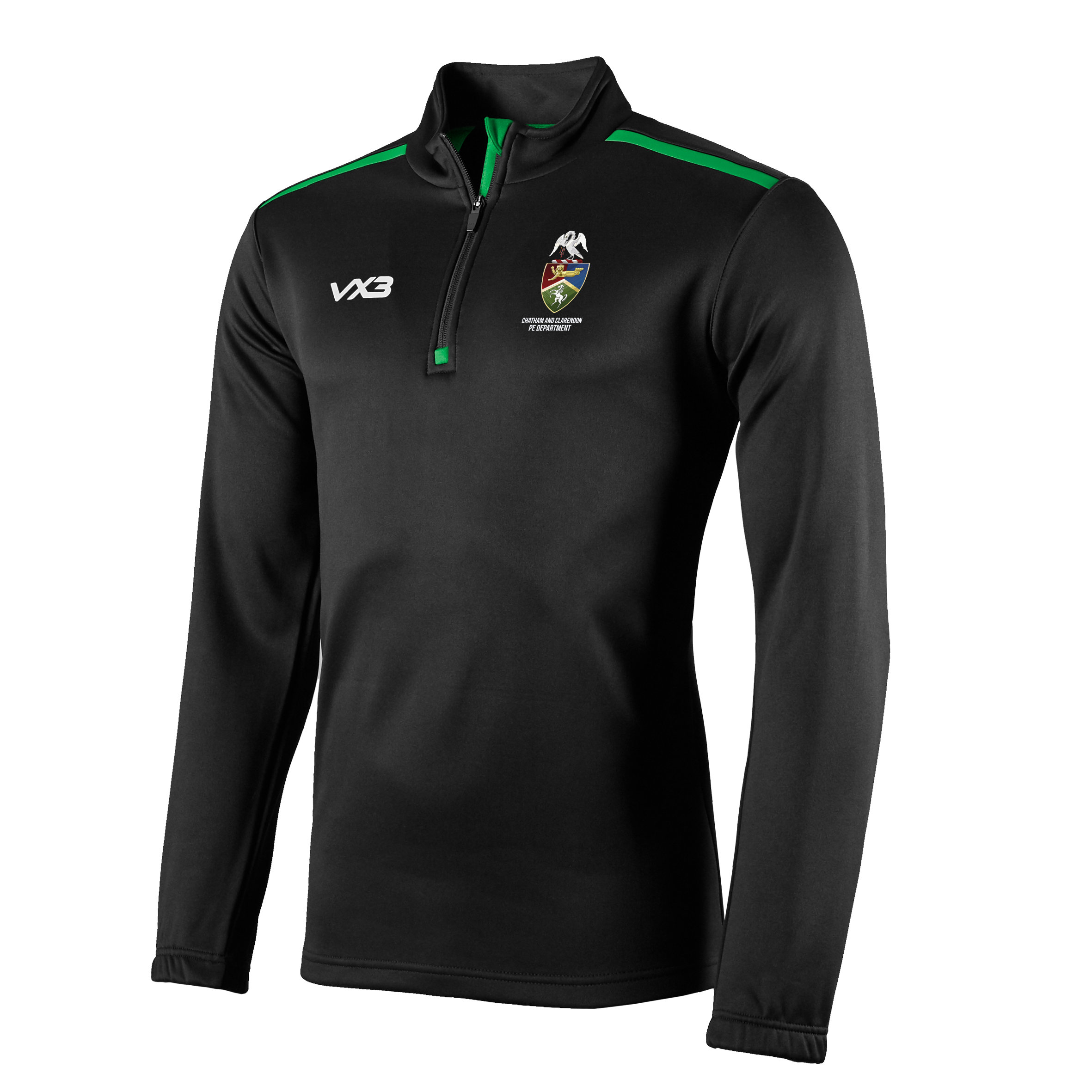 Chatham and Clarendon Grammar School Fortis Quarter Zip Sweat