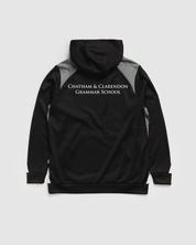 Chatham and Clarendon Grammar School Vertex Hoodie -Black/Grey/White