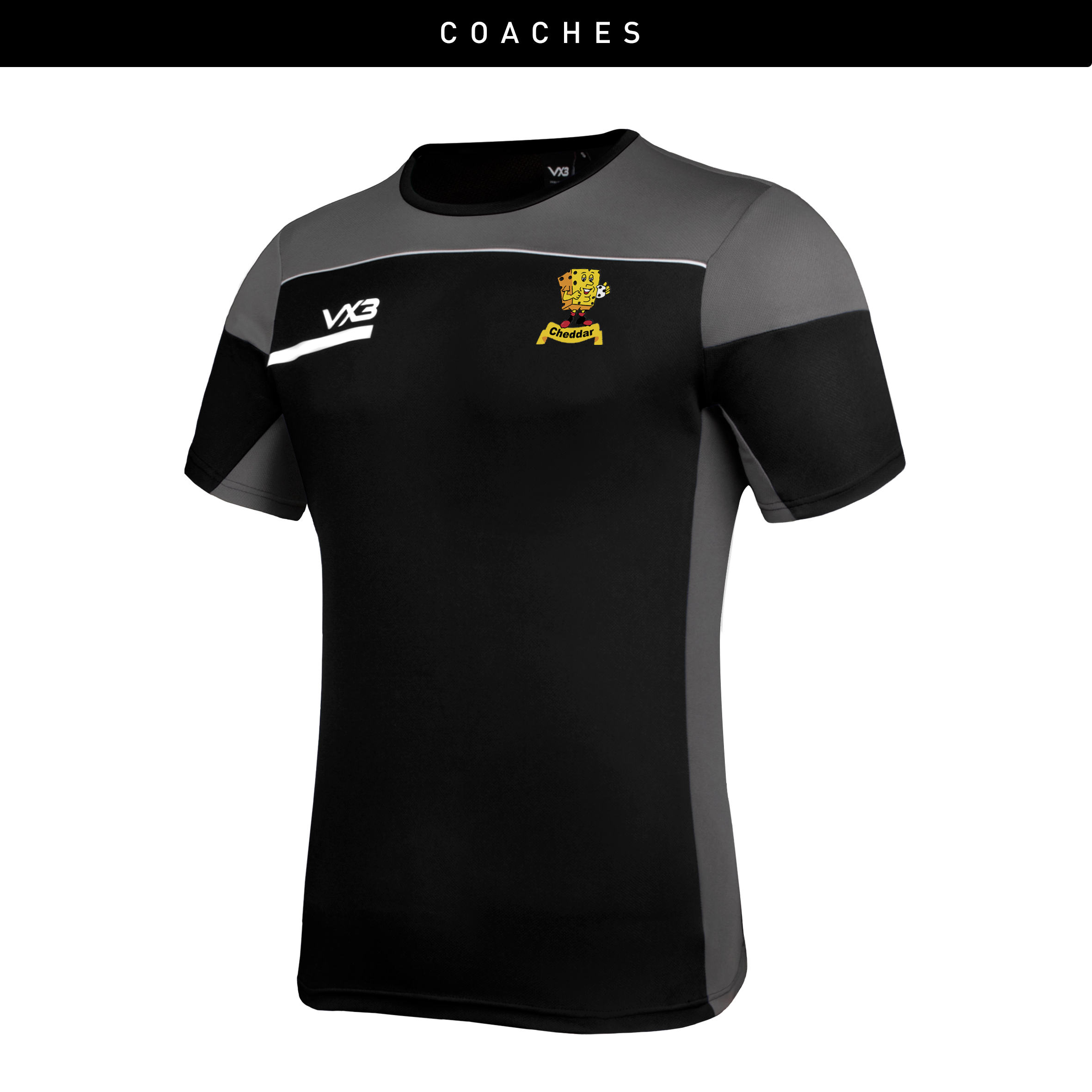 Cheddar Valley Junior Football Club Coaches Opus Tee