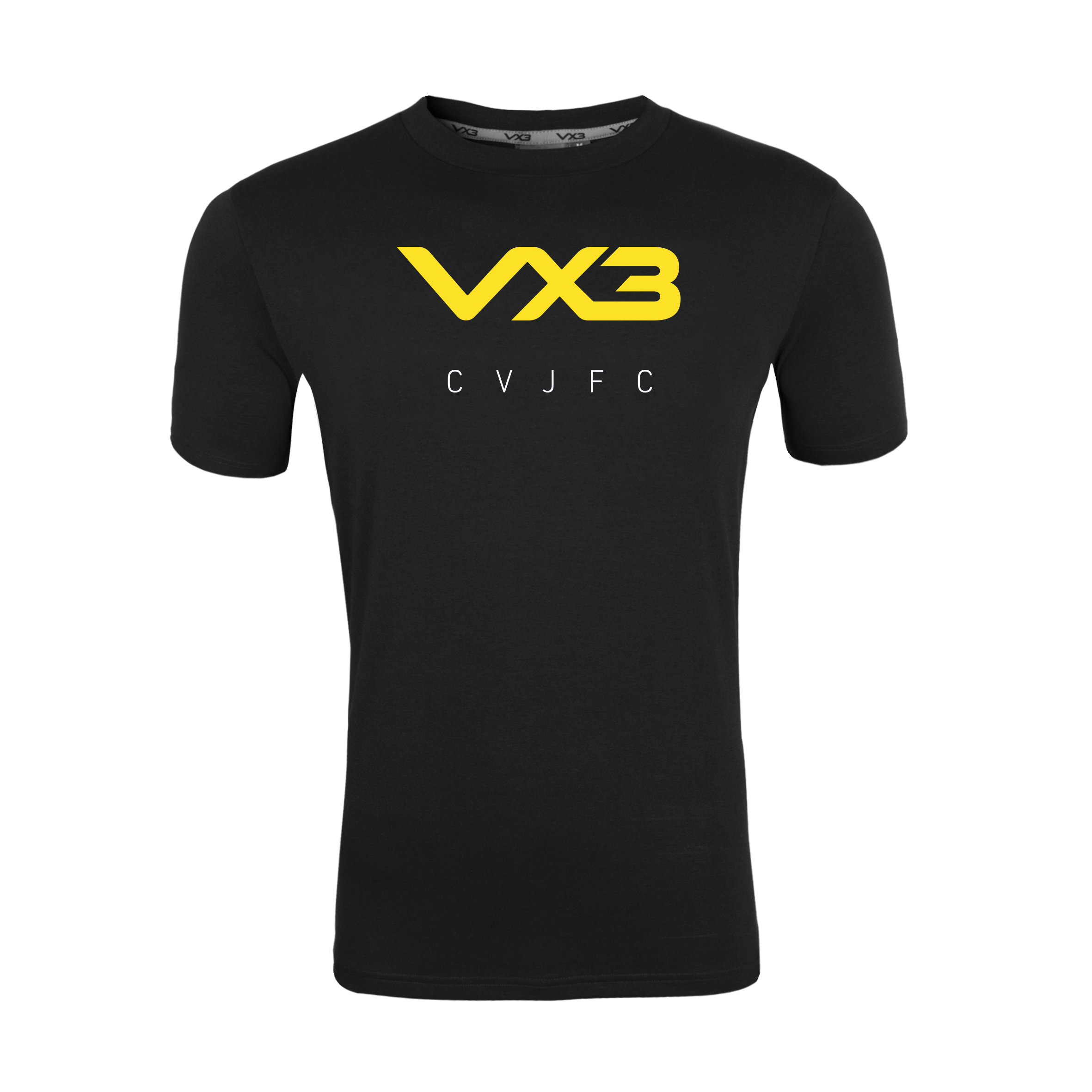 Cheddar Valley Junior Football Club Black Invicta Club Tee - CVJFC