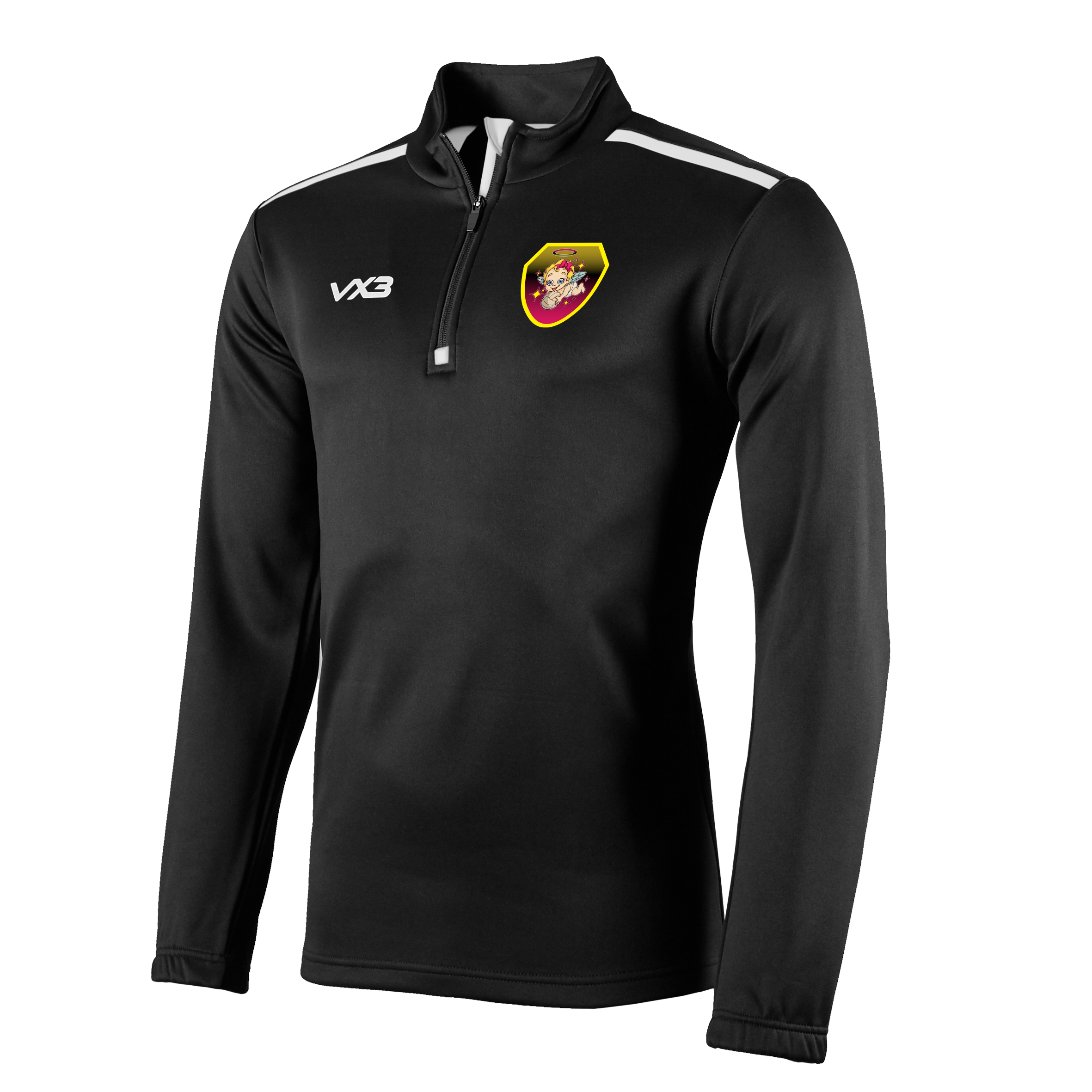 Cherubs Angels Netball Fortis Quarter Zip Sweat