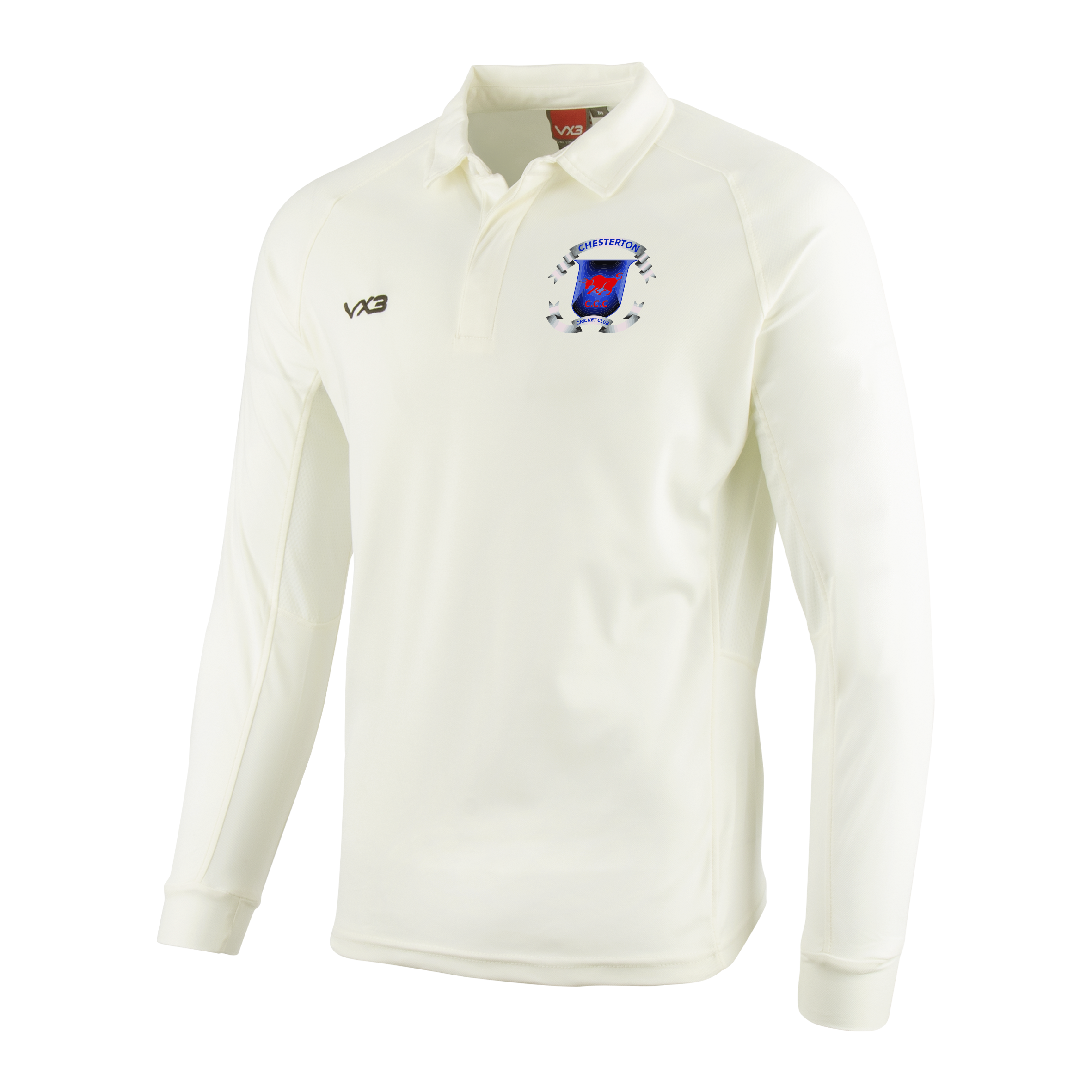 Chesterton and Wendlebury Cricket Club Cricket Whites Long Sleeve Shirt