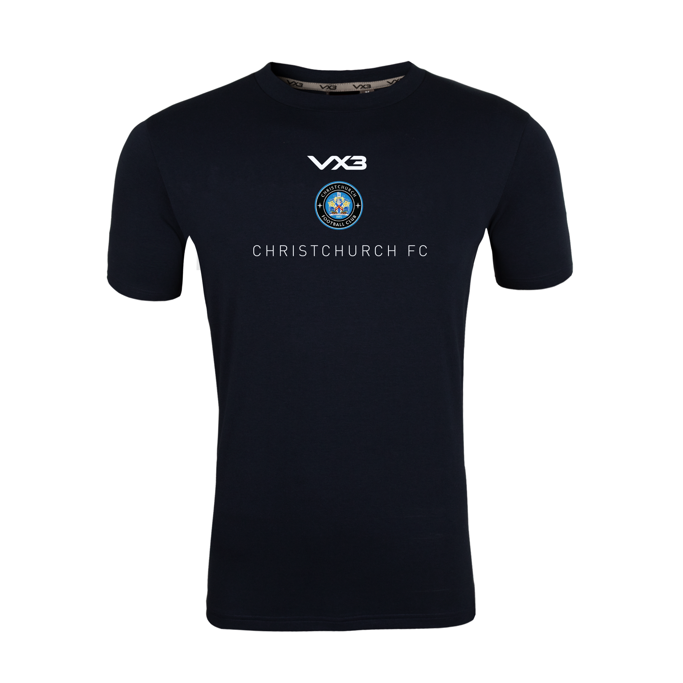 Christchurch FC Navy Invicta Tee