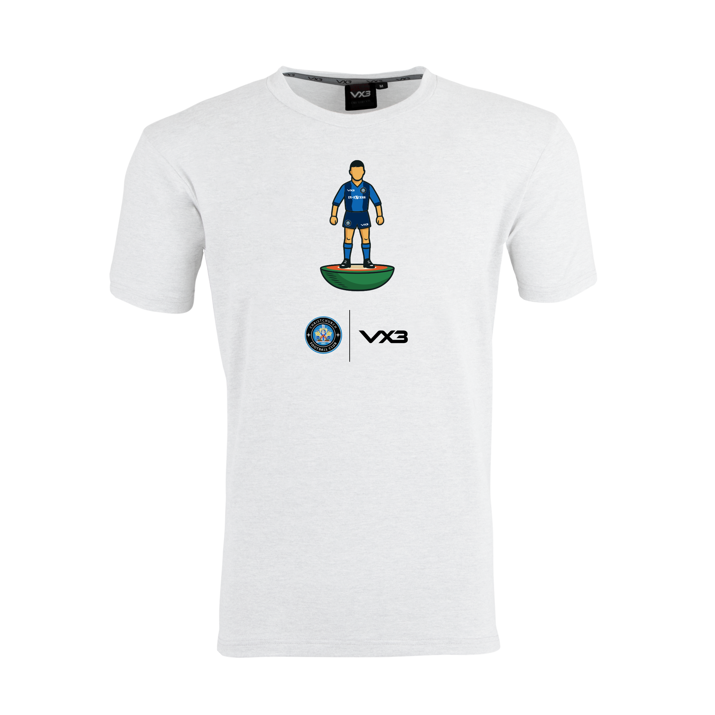 Christchurch FC White Invicta Tee