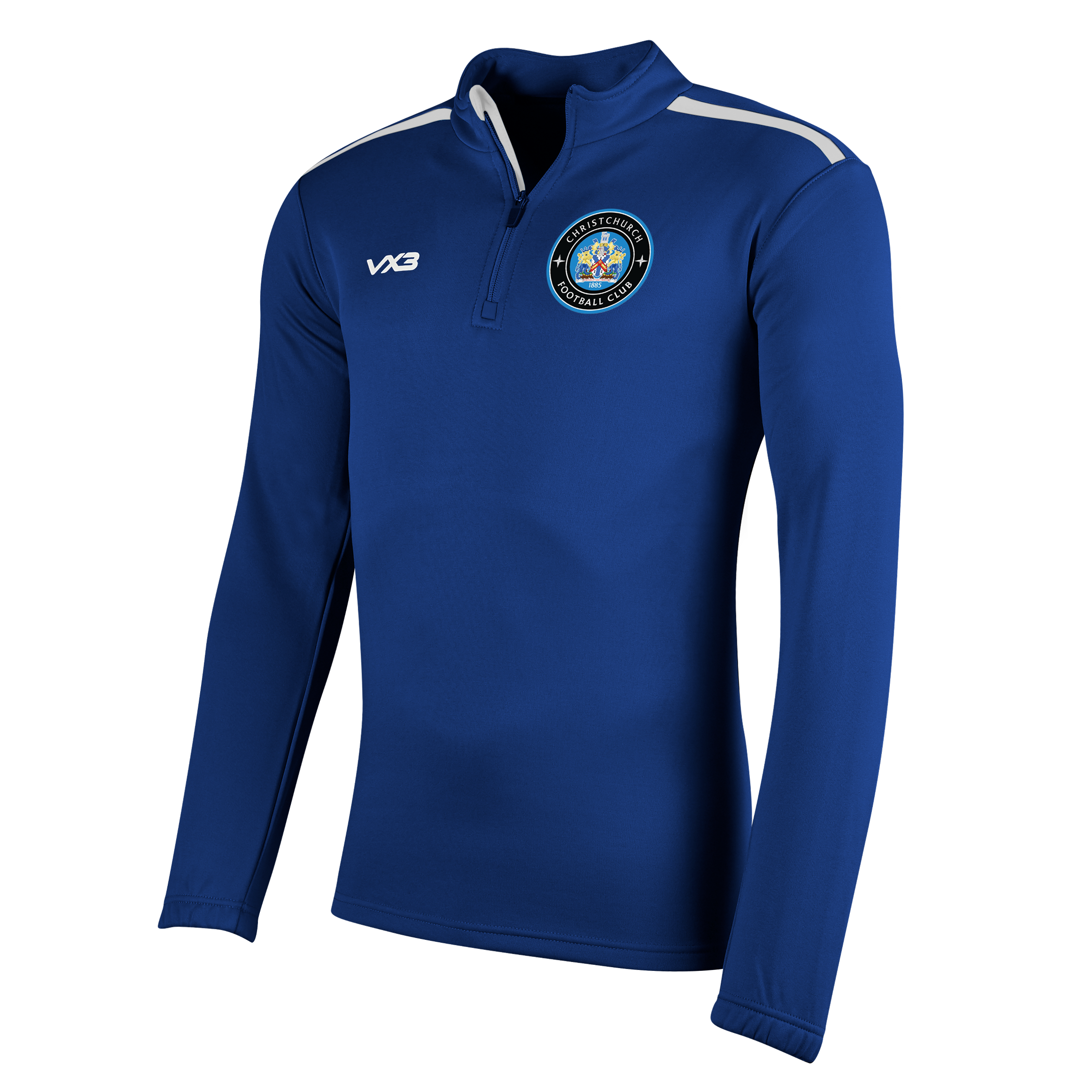 Christchurch FC Fortis Youth Quarter Zip Sweat - Navy
