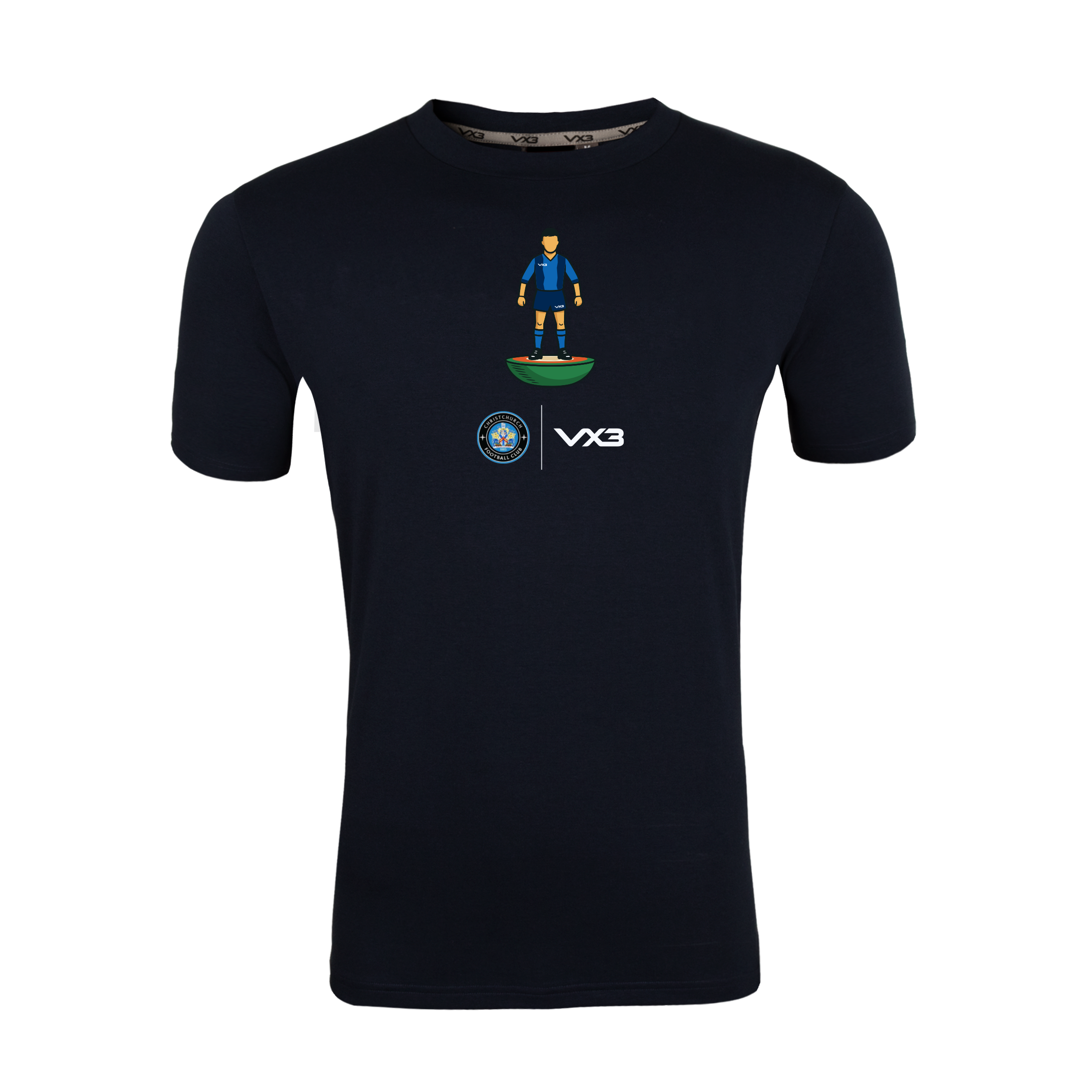 Christchurch FC Navy Invicta Club Tee 2