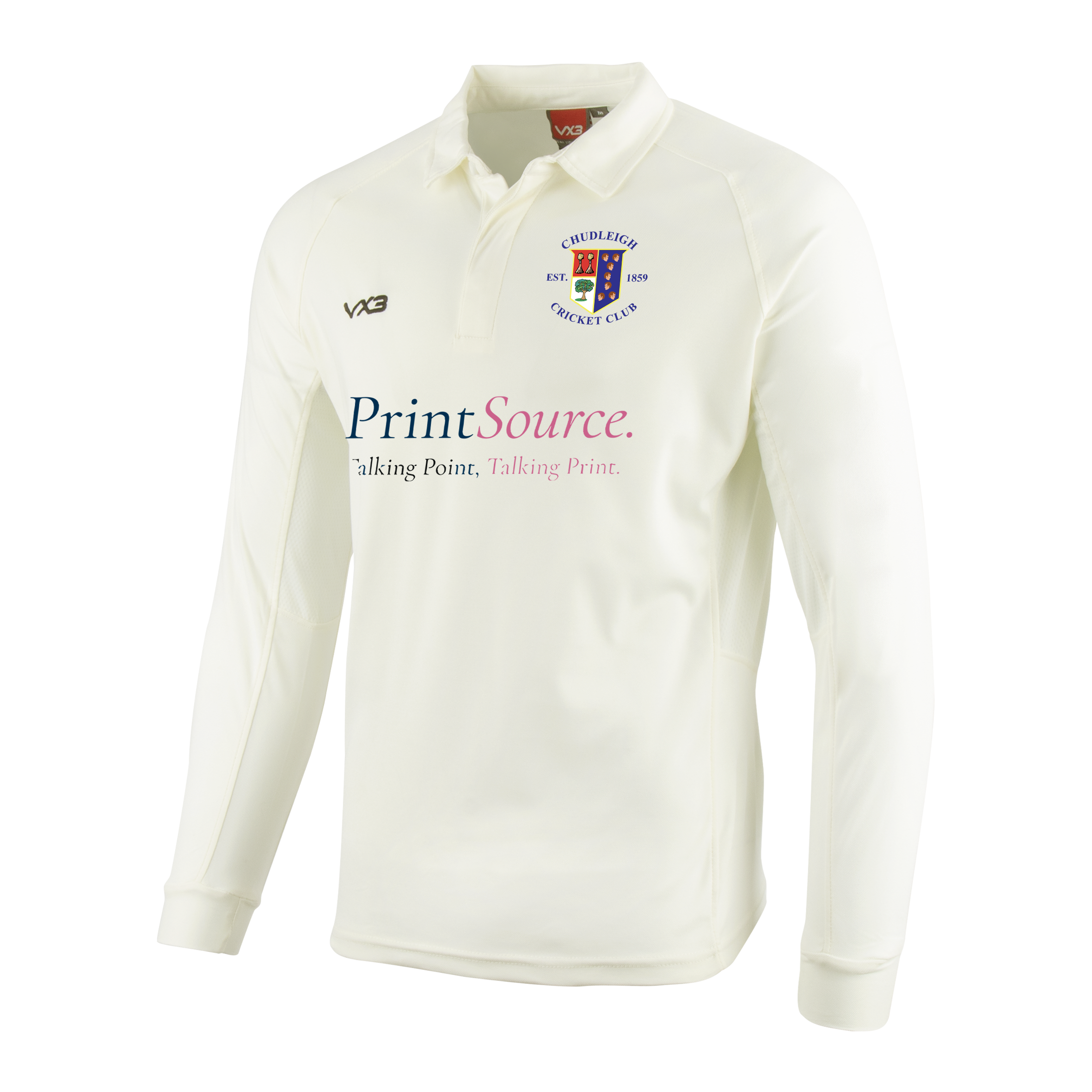 Chudleigh Cricket Club Cricket Whites Youth Long Sleeve Shirt